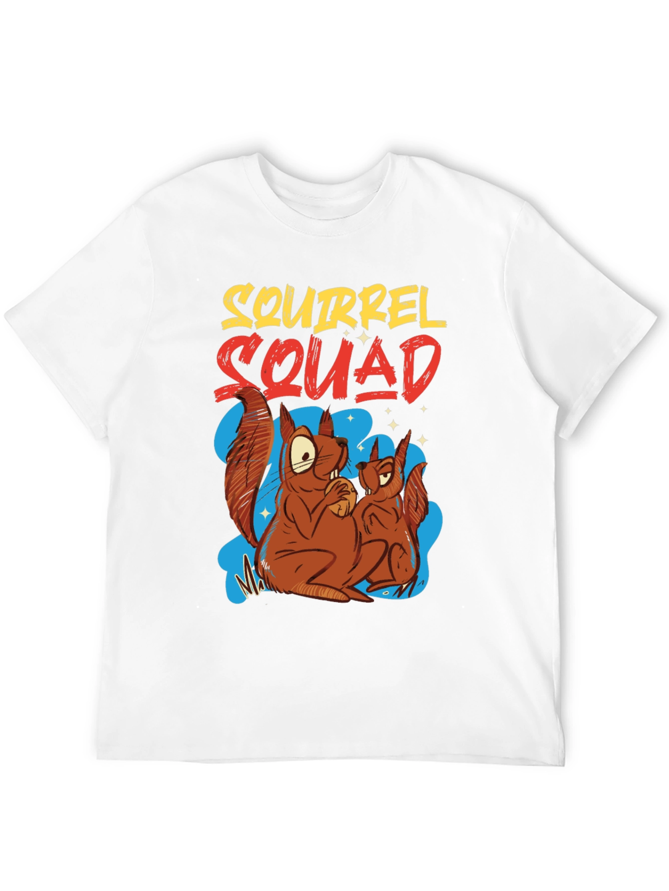 Squirrel Squad Graphic T-Shirt - Fun Cartoon Design