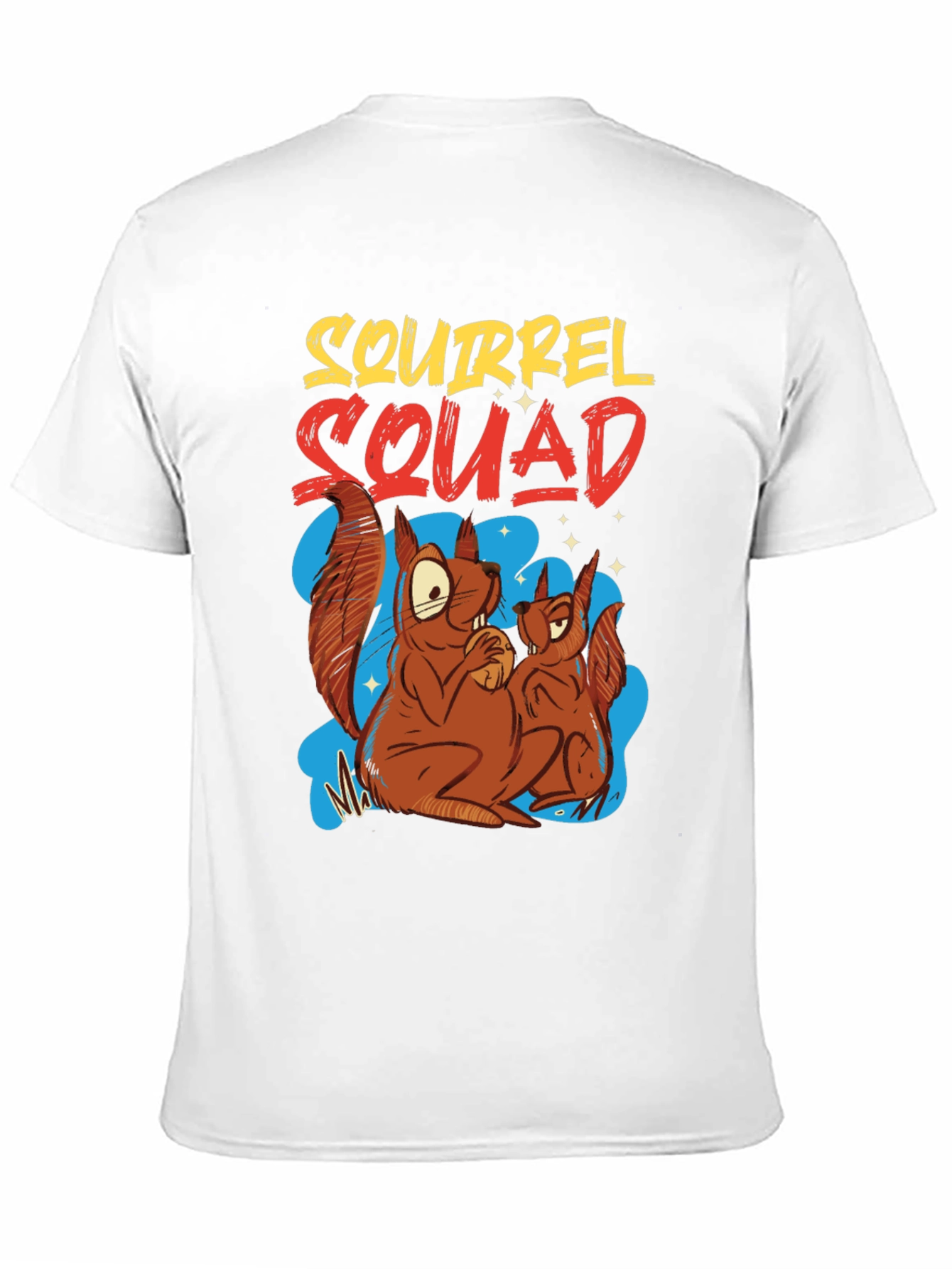 Squirrel Squad Graphic T-Shirt - Fun Cartoon Design