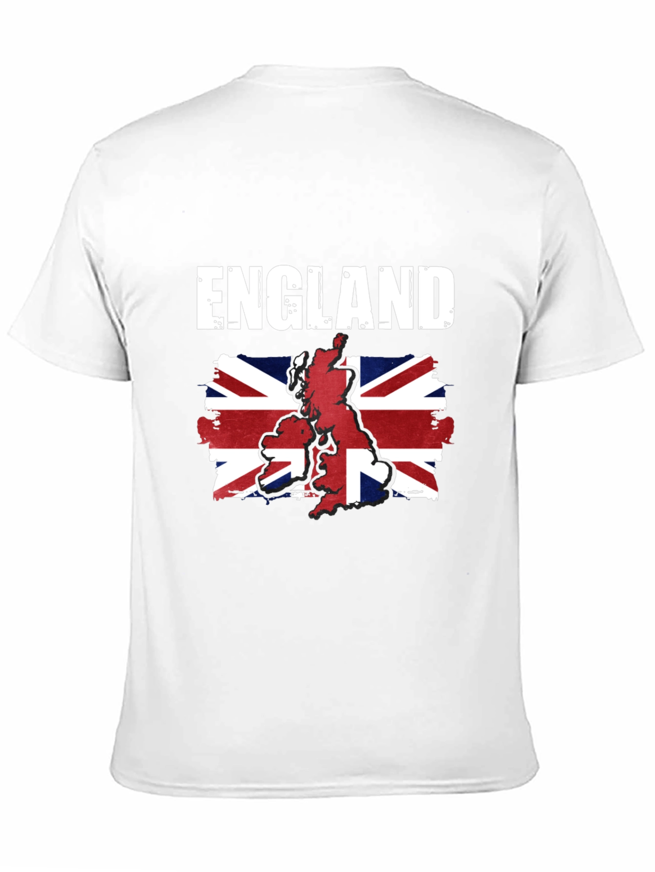 England Flag Graphic Tee - Black