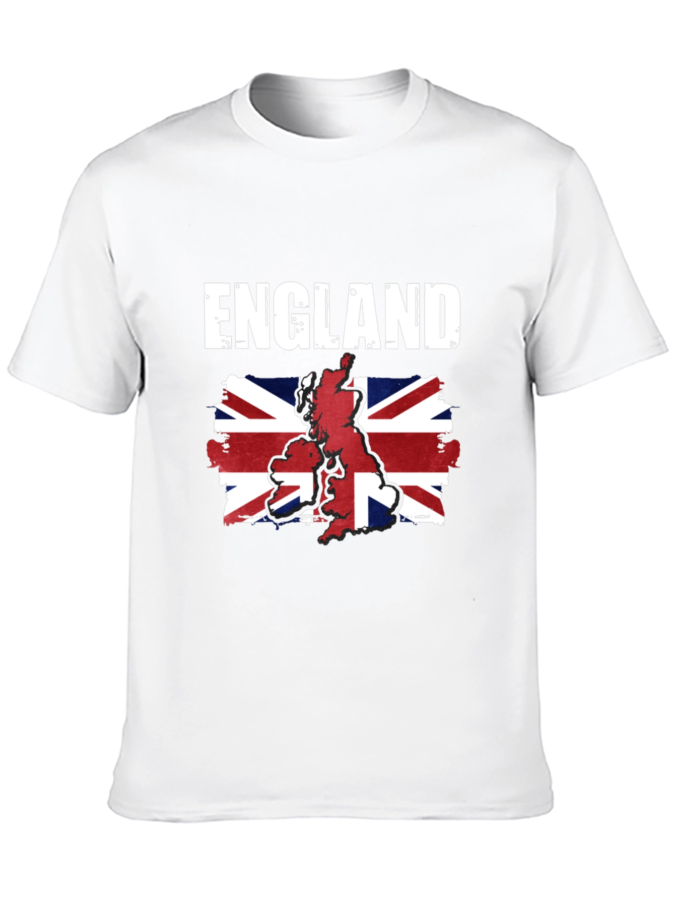 England Flag Graphic Tee - Black