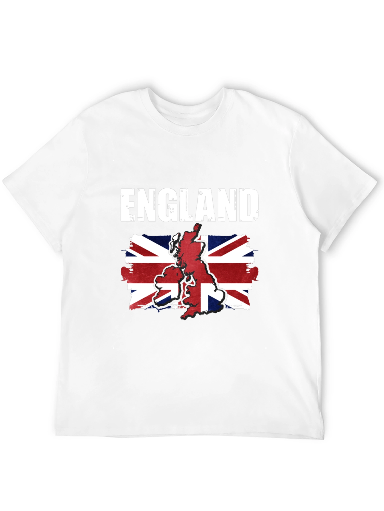 England Flag Graphic Tee - Black