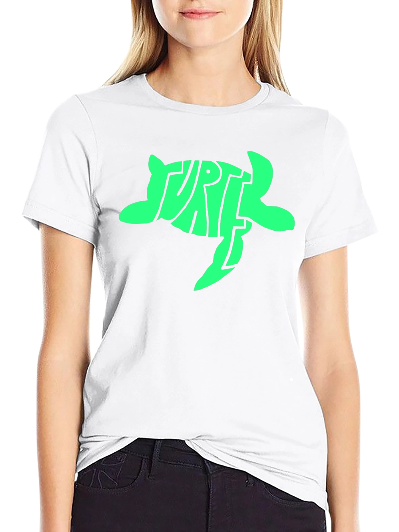 Turtle Graphic T-Shirt - Black -  Unique Design