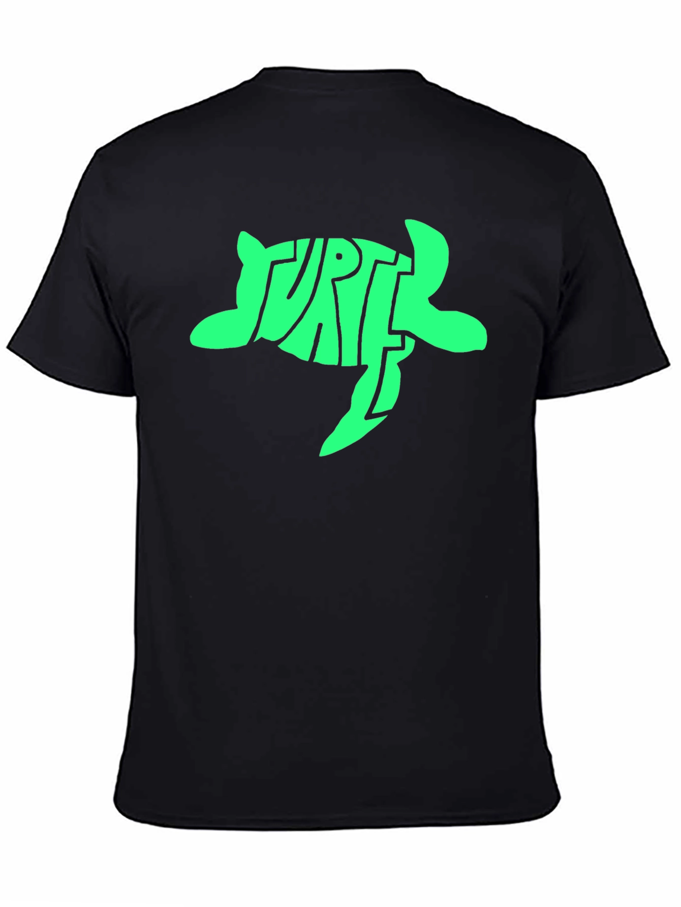 Turtle Graphic T-Shirt - Black -  Unique Design