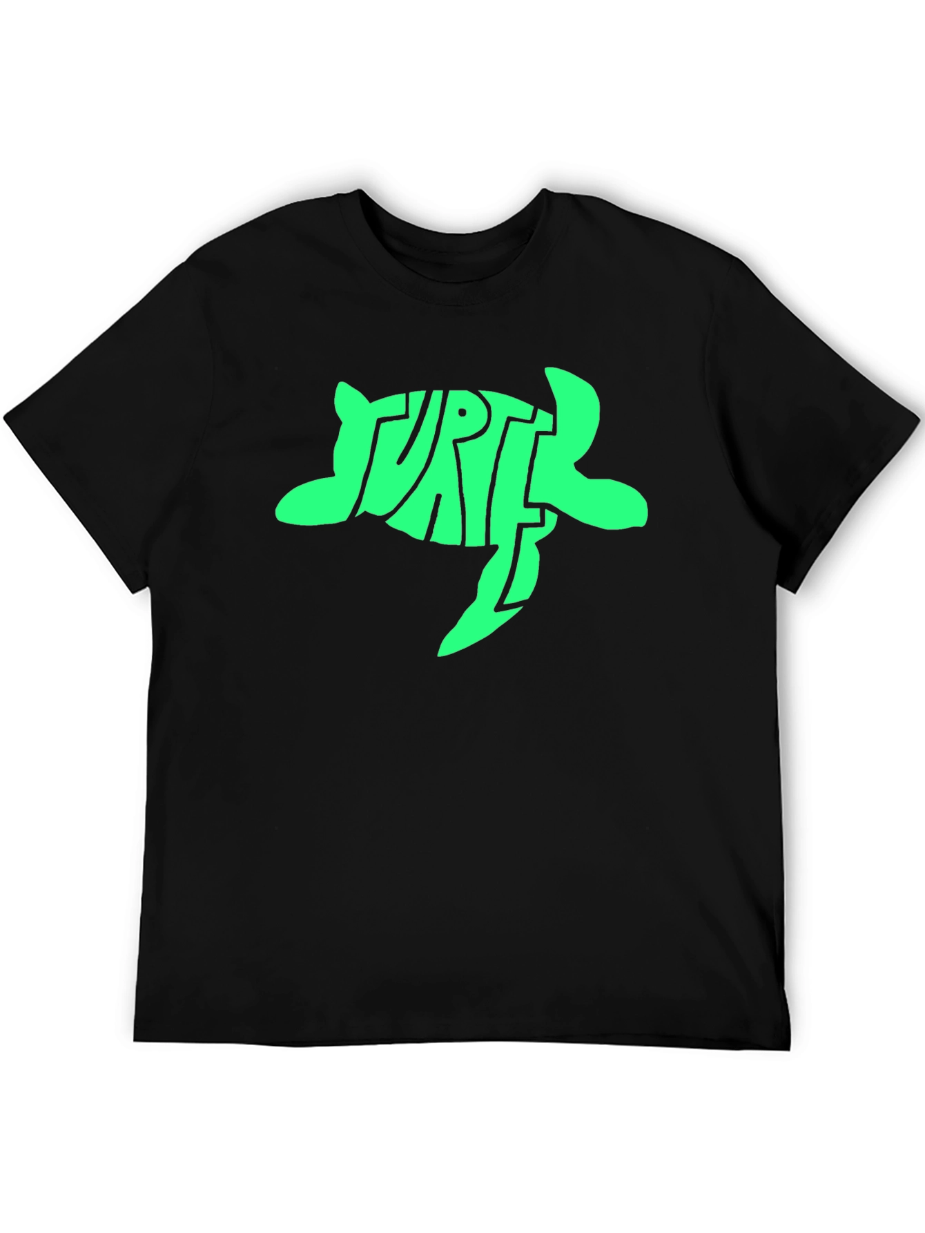 Turtle Graphic T-Shirt - Black -  Unique Design