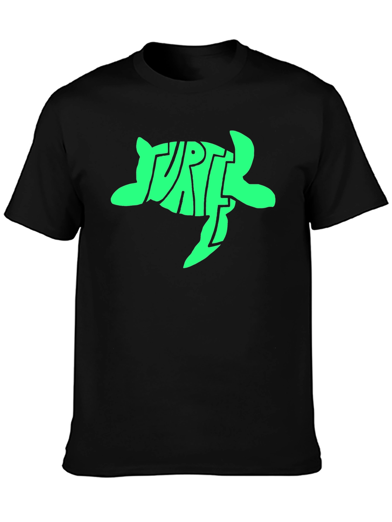 Turtle Graphic T-Shirt - Black -  Unique Design