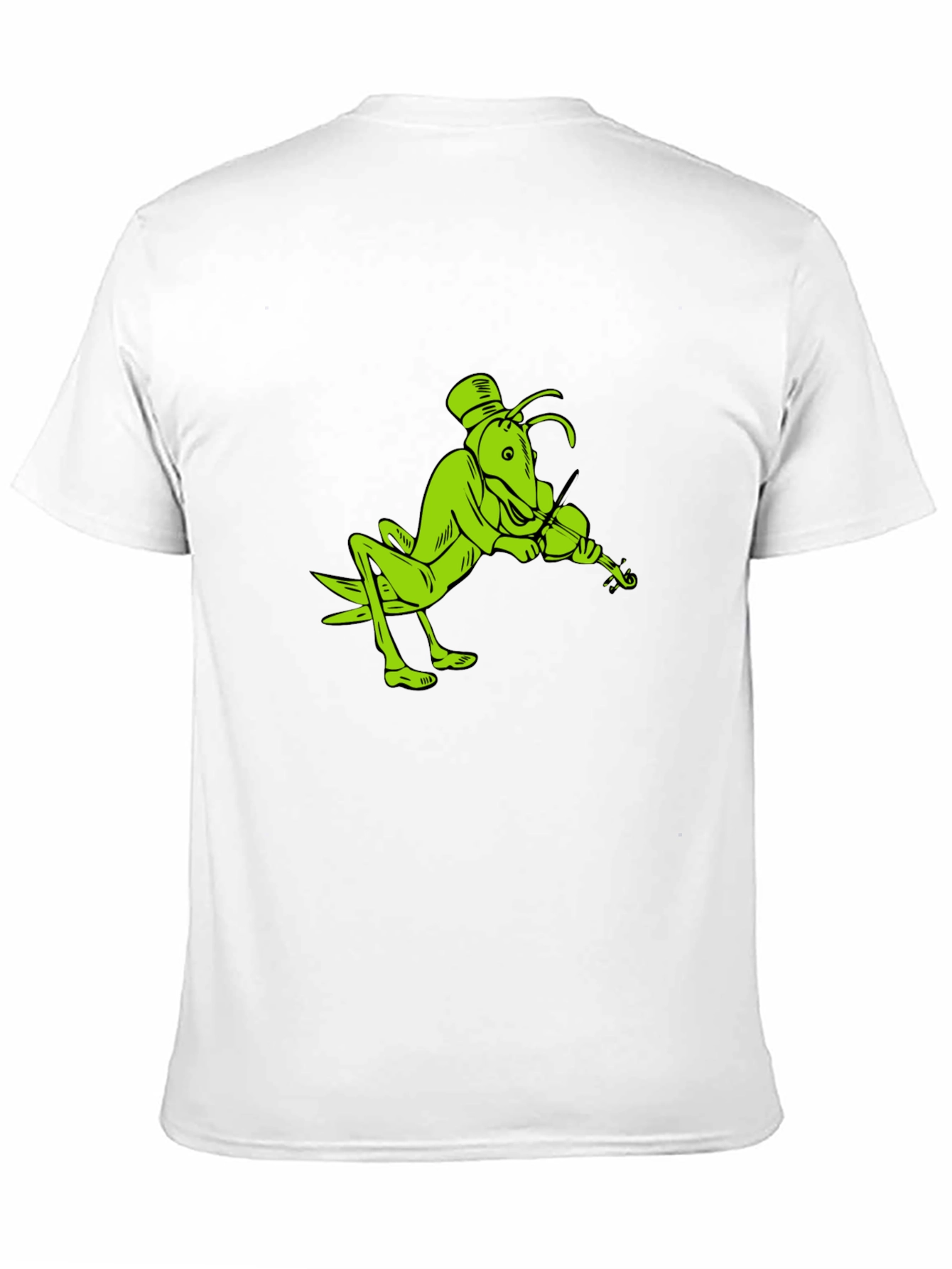 Grasshopper Violinist Black T-Shirt