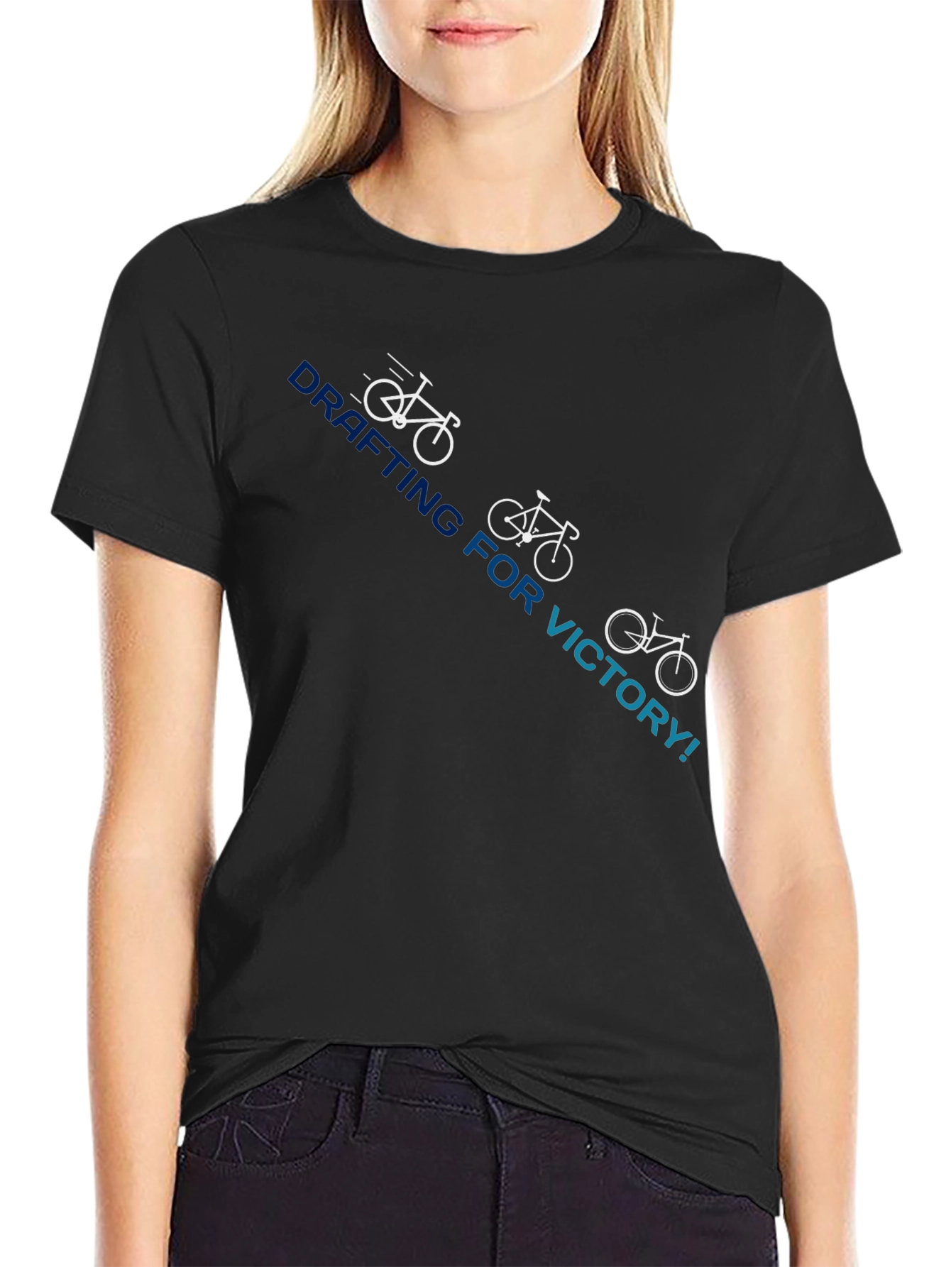 Drafting For Victory T-Shirt Cycling Graphic Tee