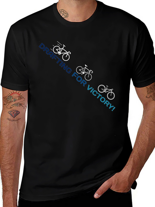 Drafting For Victory T-Shirt Cycling Graphic Tee