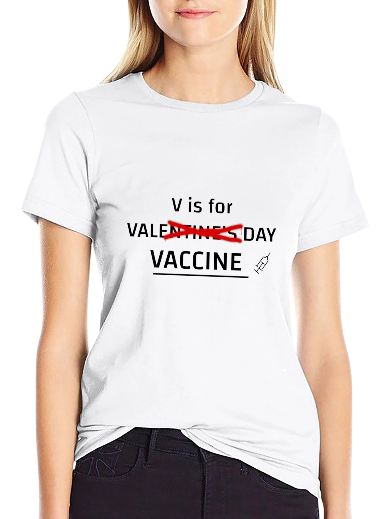 V is for Vaccine T-Shirt