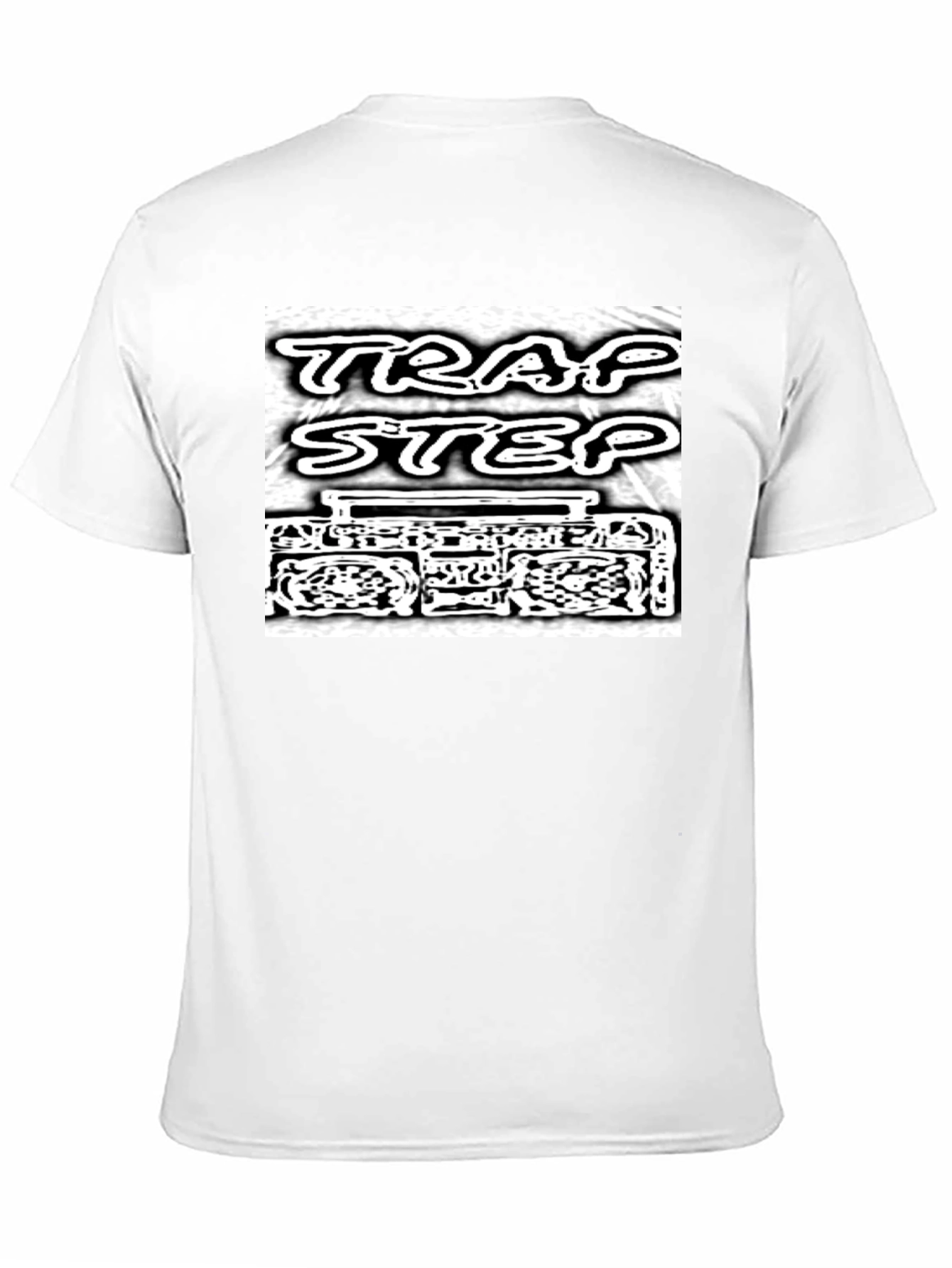 Trap Step Graphic T-Shirt - Black Cotton Tee