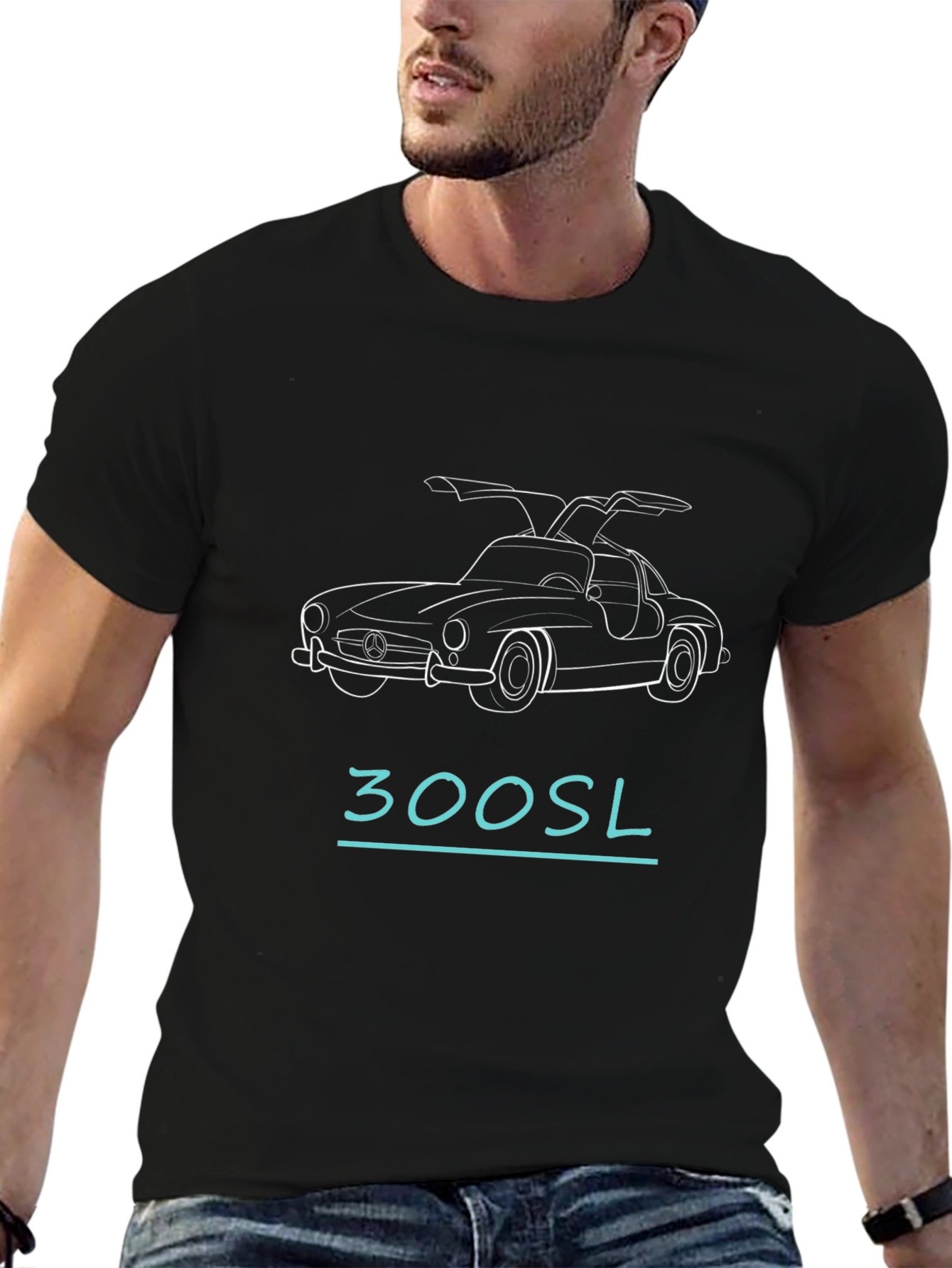 300SL Car Graphic T-Shirt