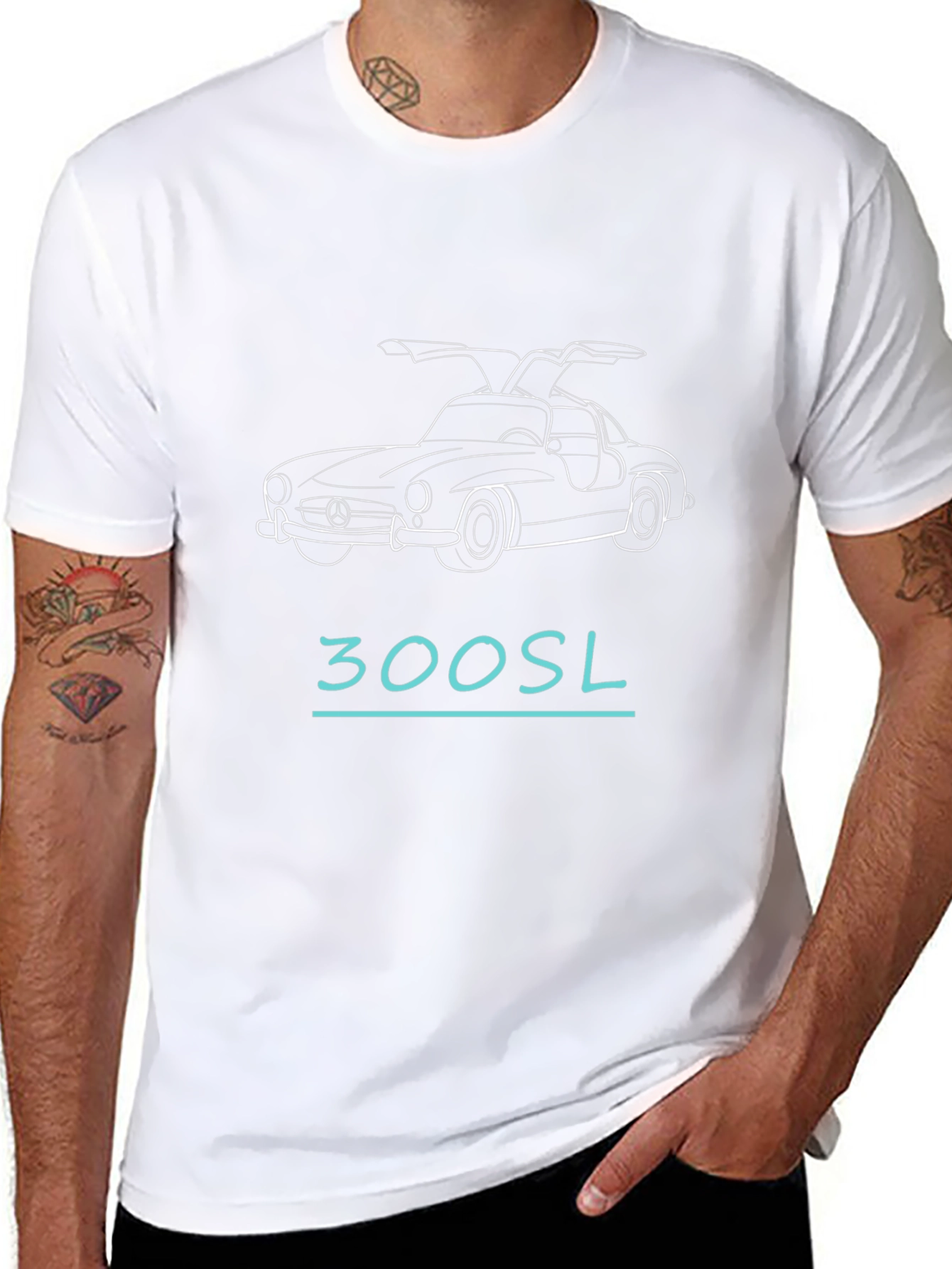 300SL Car Graphic T-Shirt