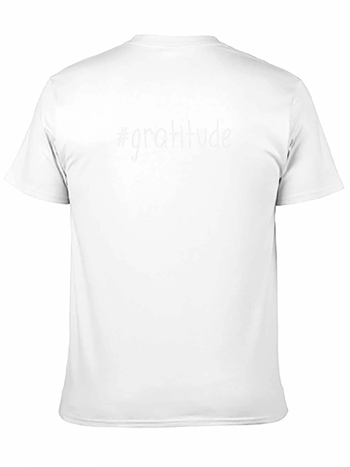 Gratitude Black T-Shirt - Positive Vibes