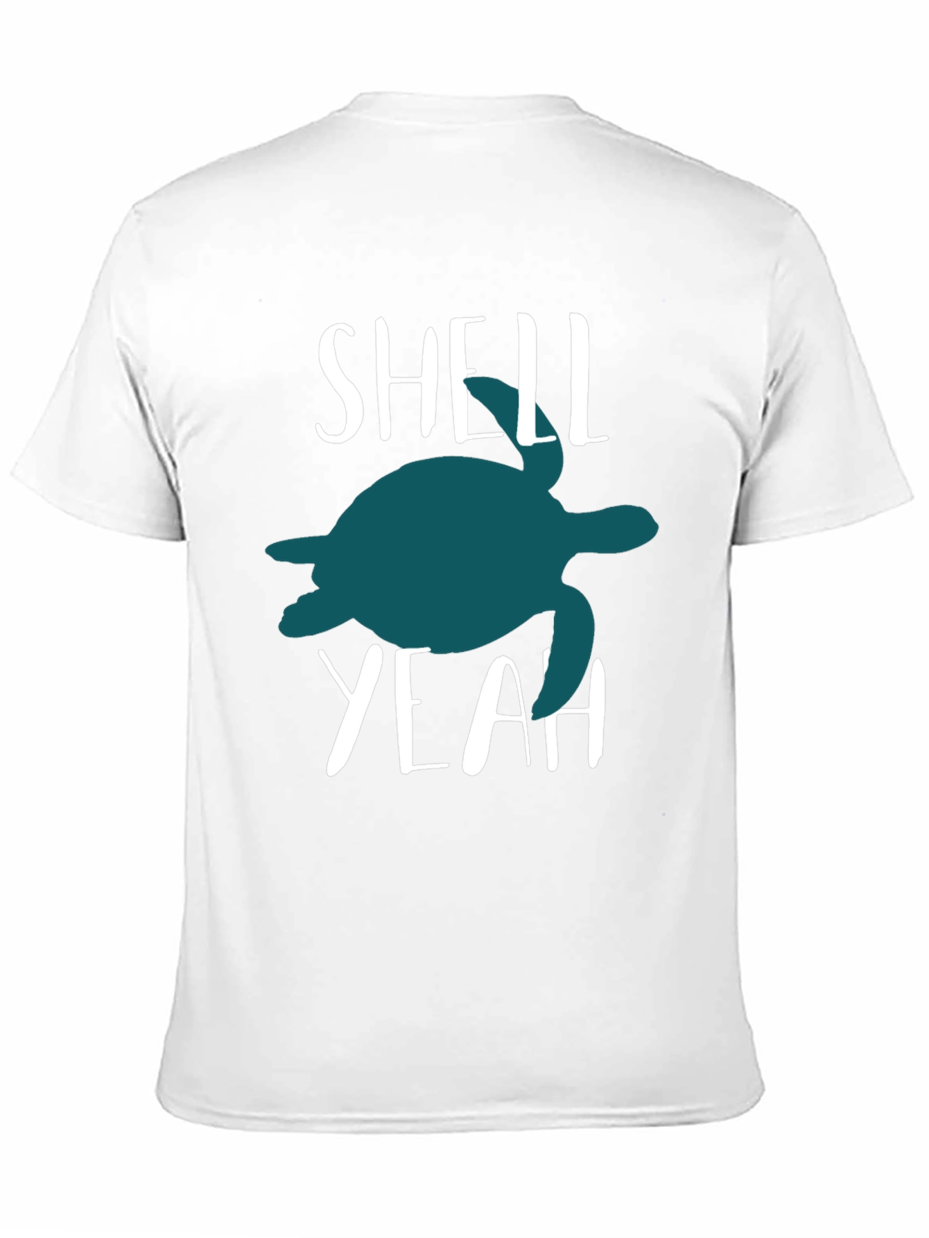 Shell Yeah Turtle Graphic Tee - Black Cotton T-Shirt