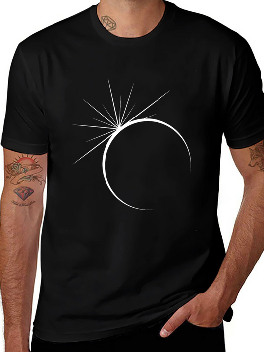 Eclipse Graphic Tee - Modern Black T-Shirt