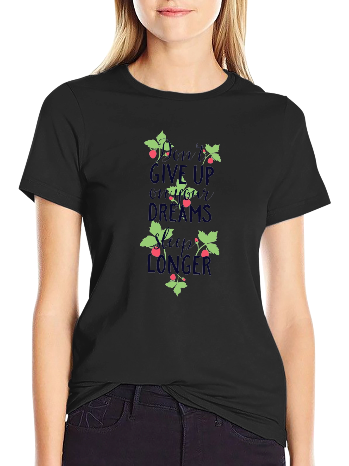 Motivational Graphic Tee - Dont Give Up
