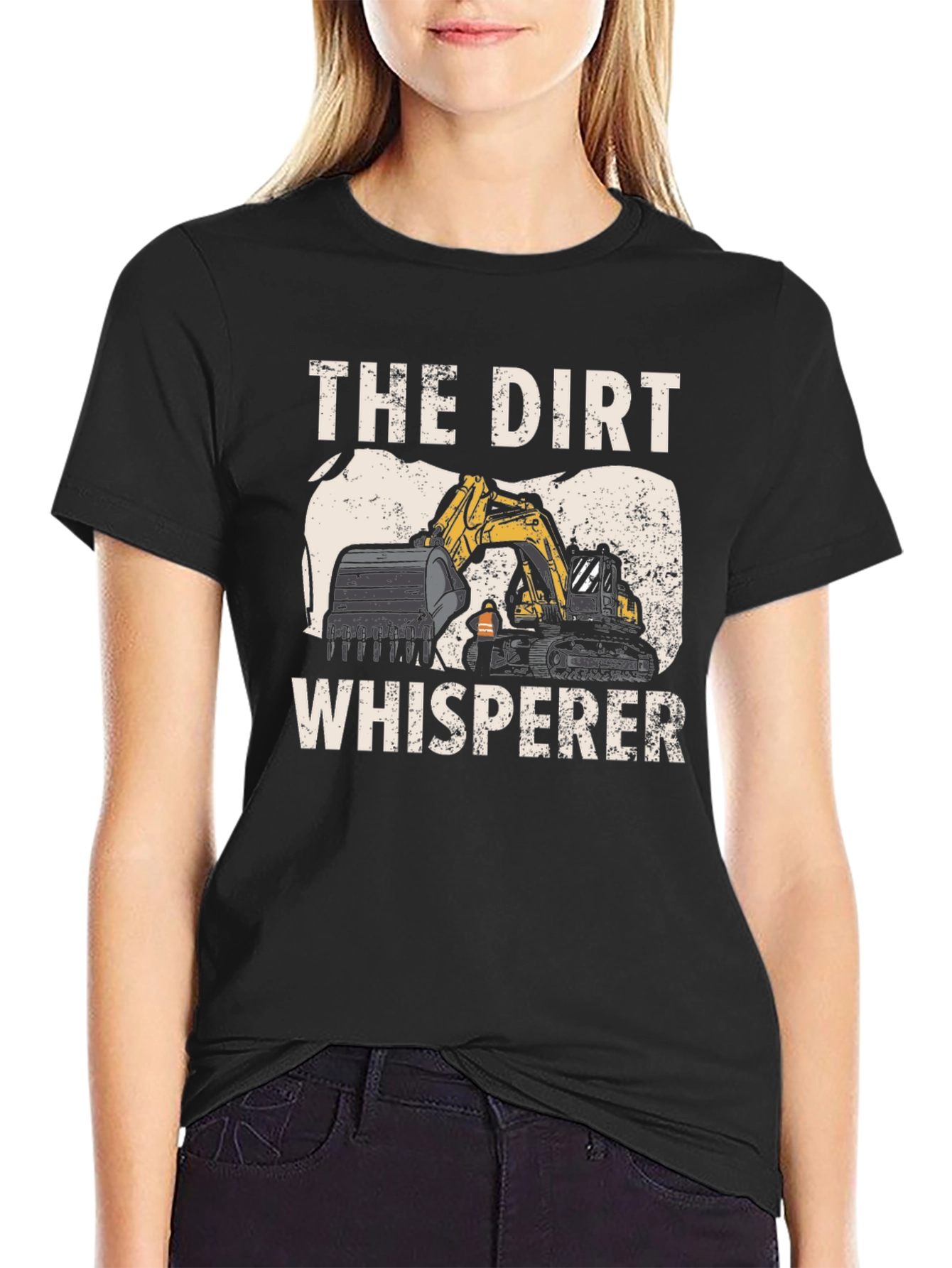 The Dirt Whisperer Excavator Graphic Tee