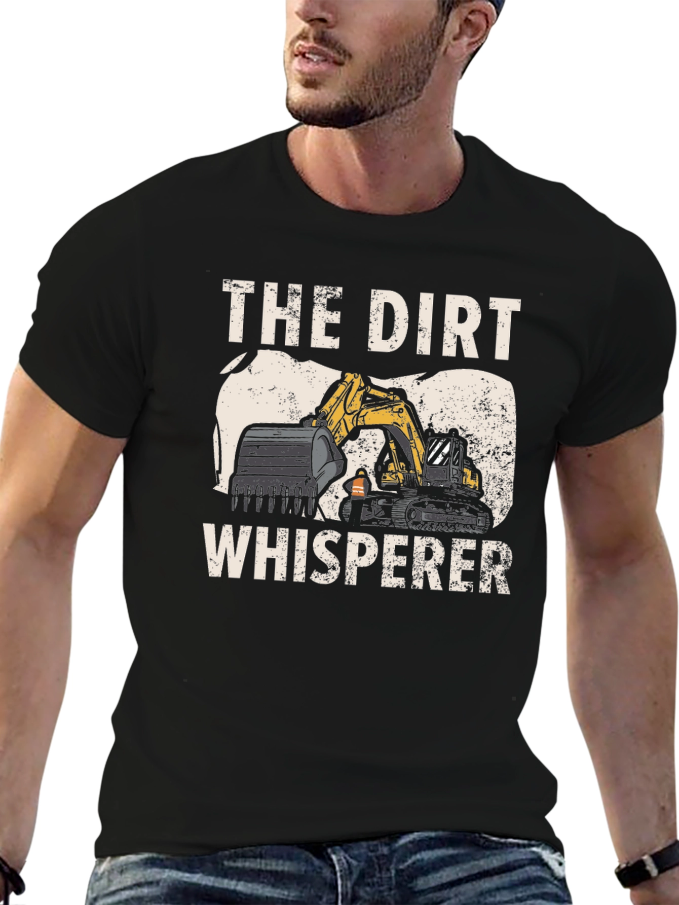 The Dirt Whisperer Excavator Graphic Tee