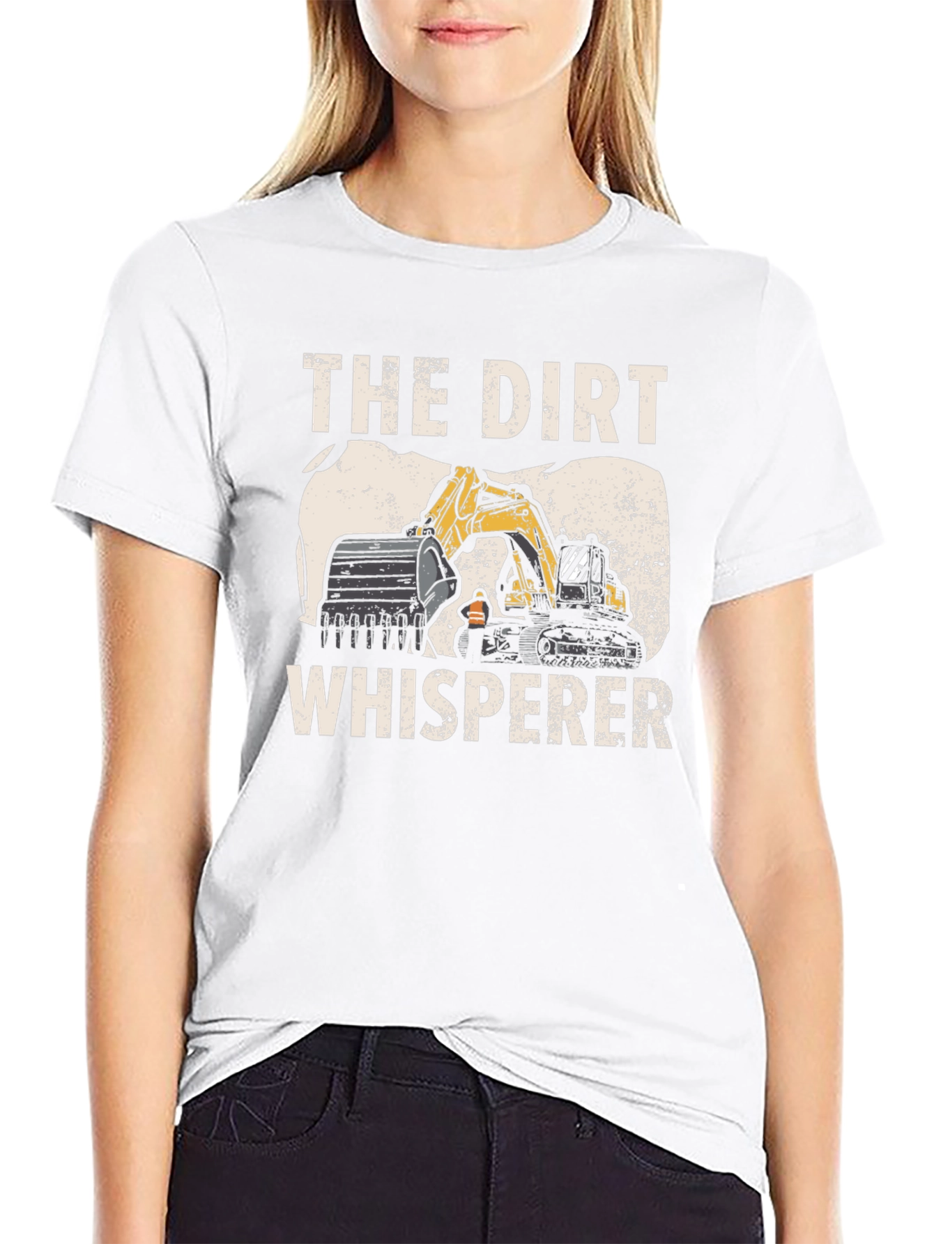 The Dirt Whisperer Excavator Graphic Tee