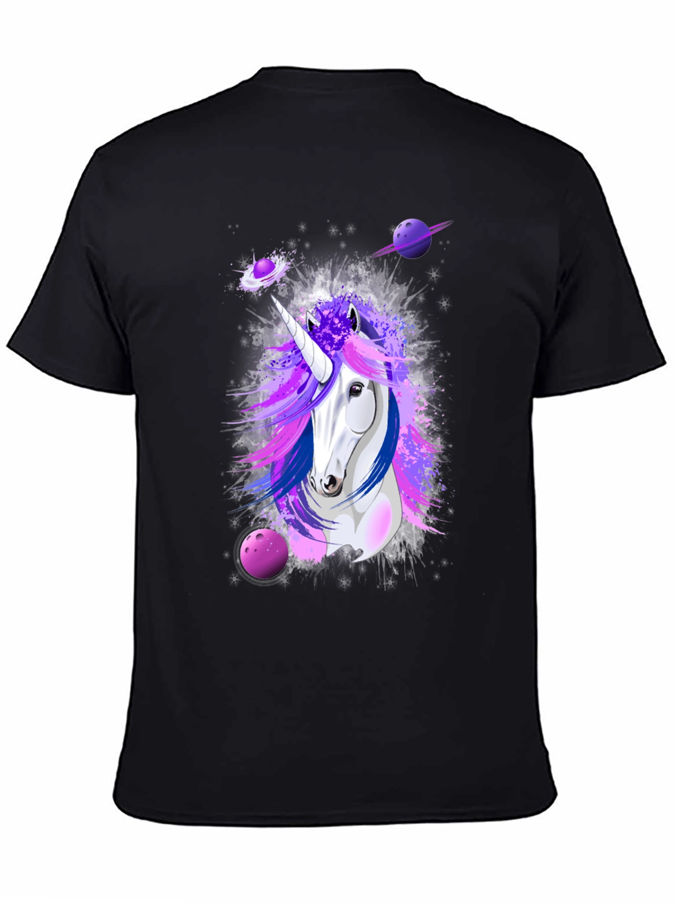 Unicorn Galaxy Graphic Print Tee