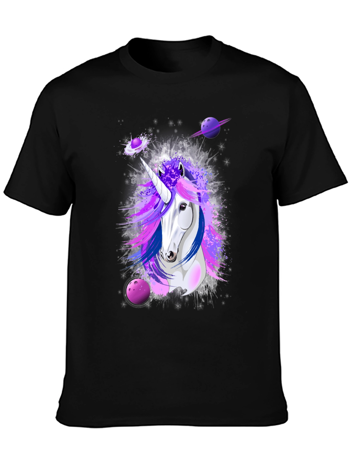 Unicorn Galaxy Graphic Print Tee