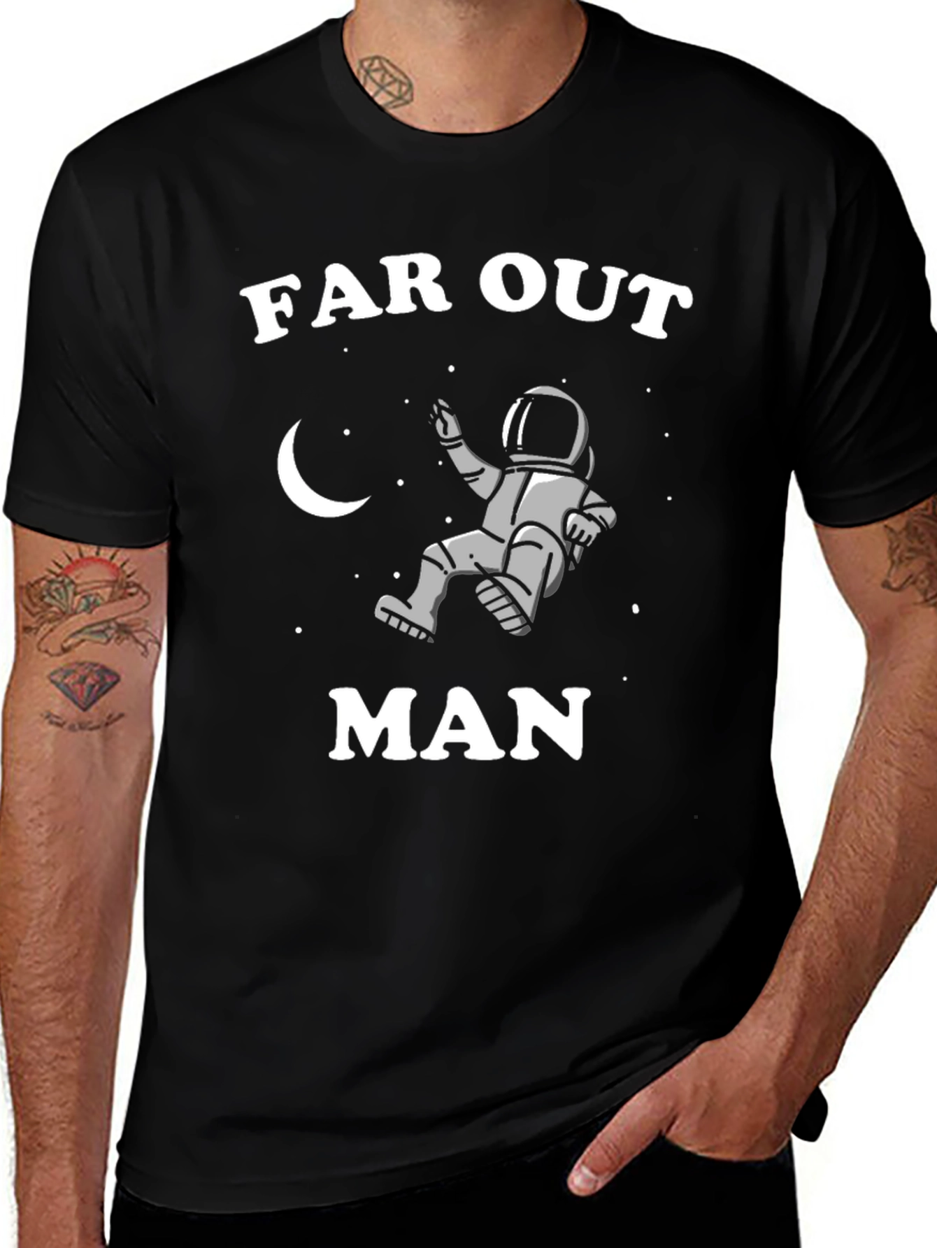 Far Out Man T-Shirt - Astronaut Design