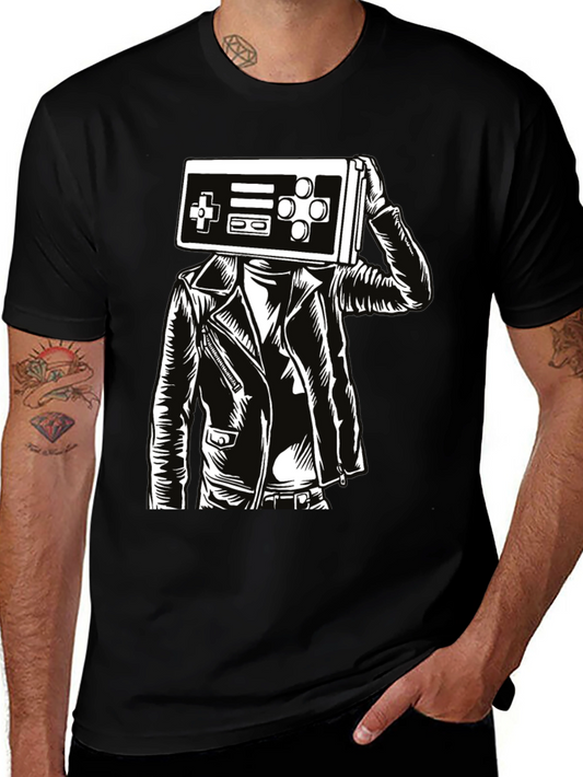 Retro Gamer T-Shirt - Controller Head