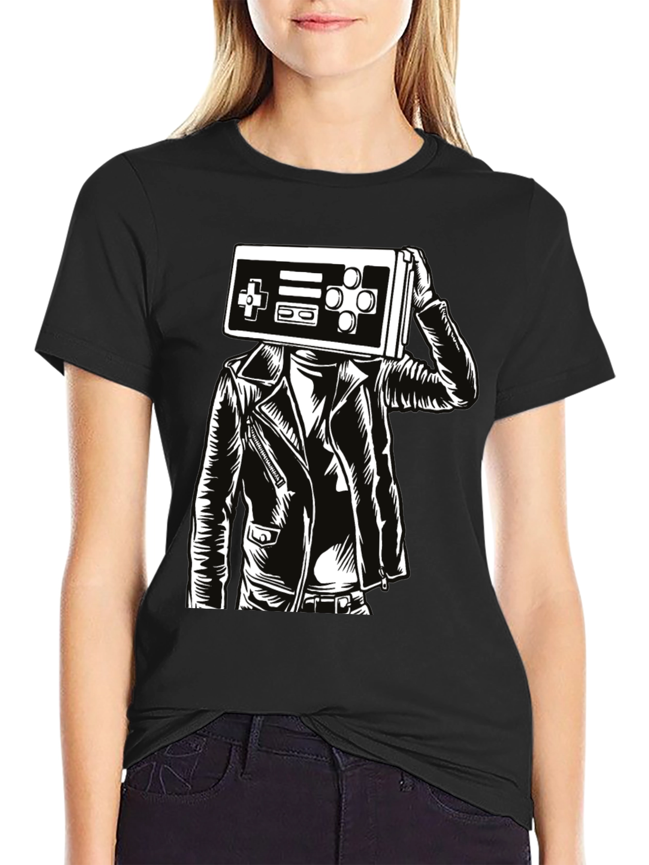 Retro Gamer T-Shirt - Controller Head