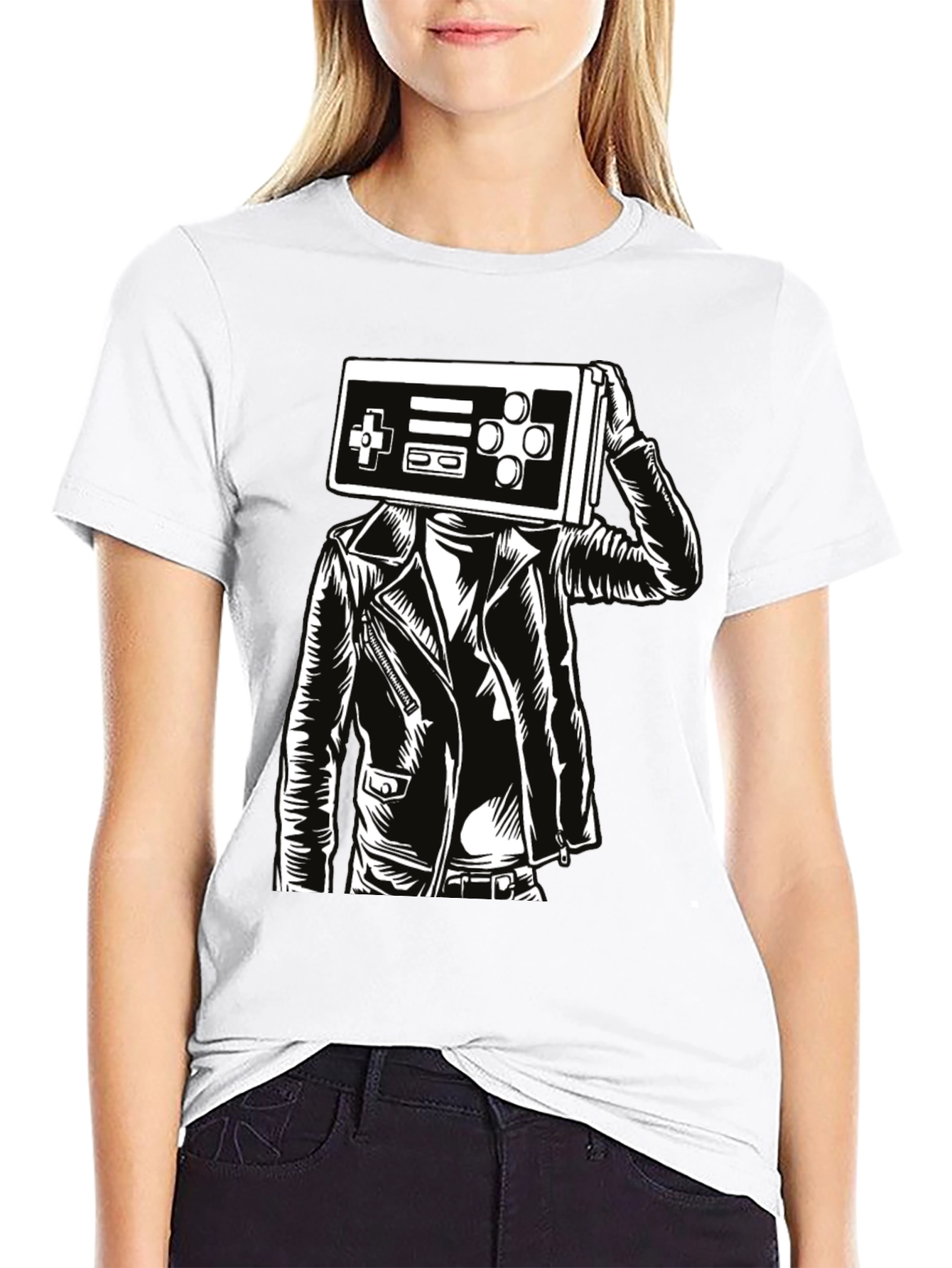 Retro Gamer T-Shirt - Controller Head