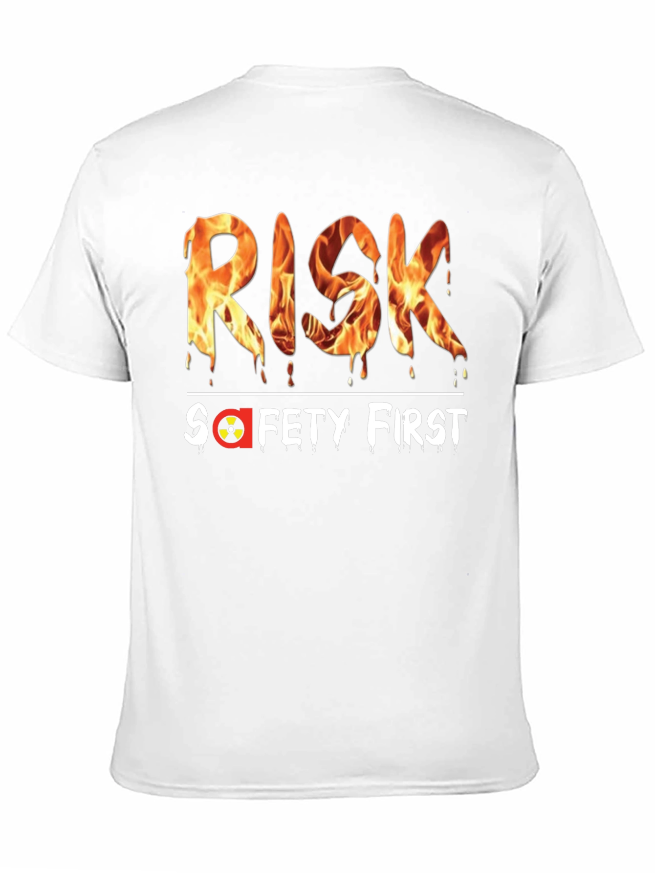 Risk Safety First Graphic Black T-Shirt