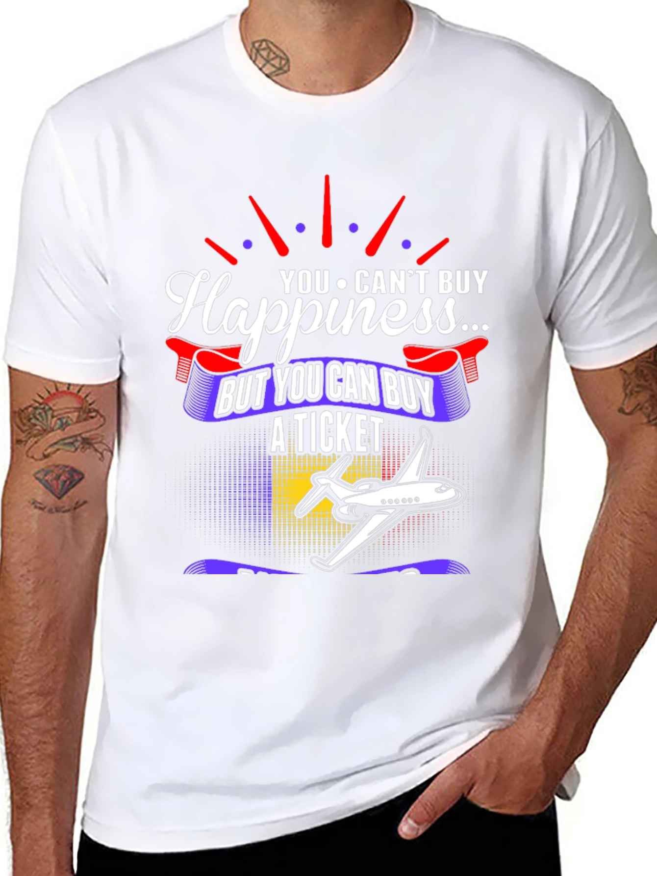 Happiness Ticket Graphic Tee