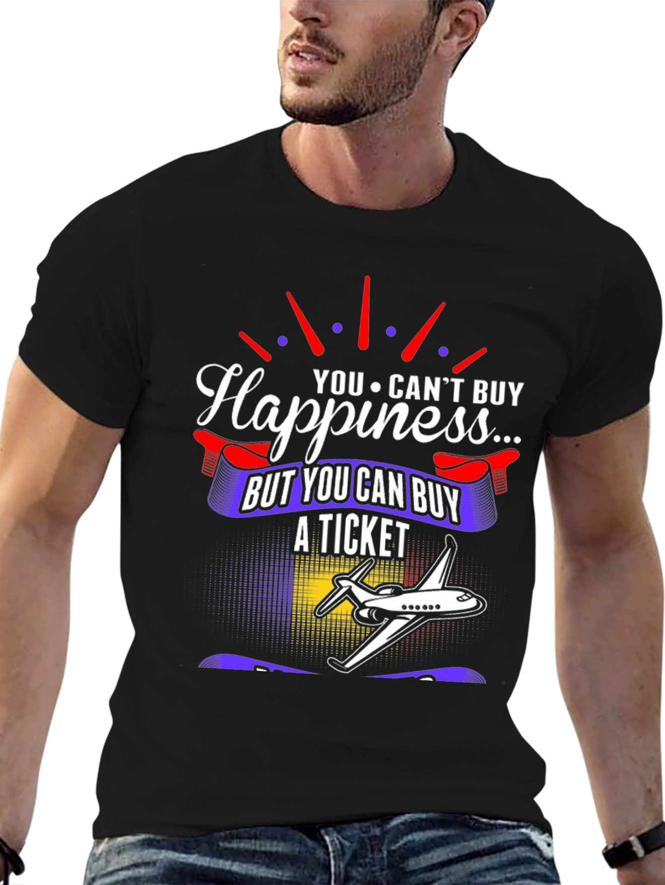 Happiness Ticket Graphic Tee