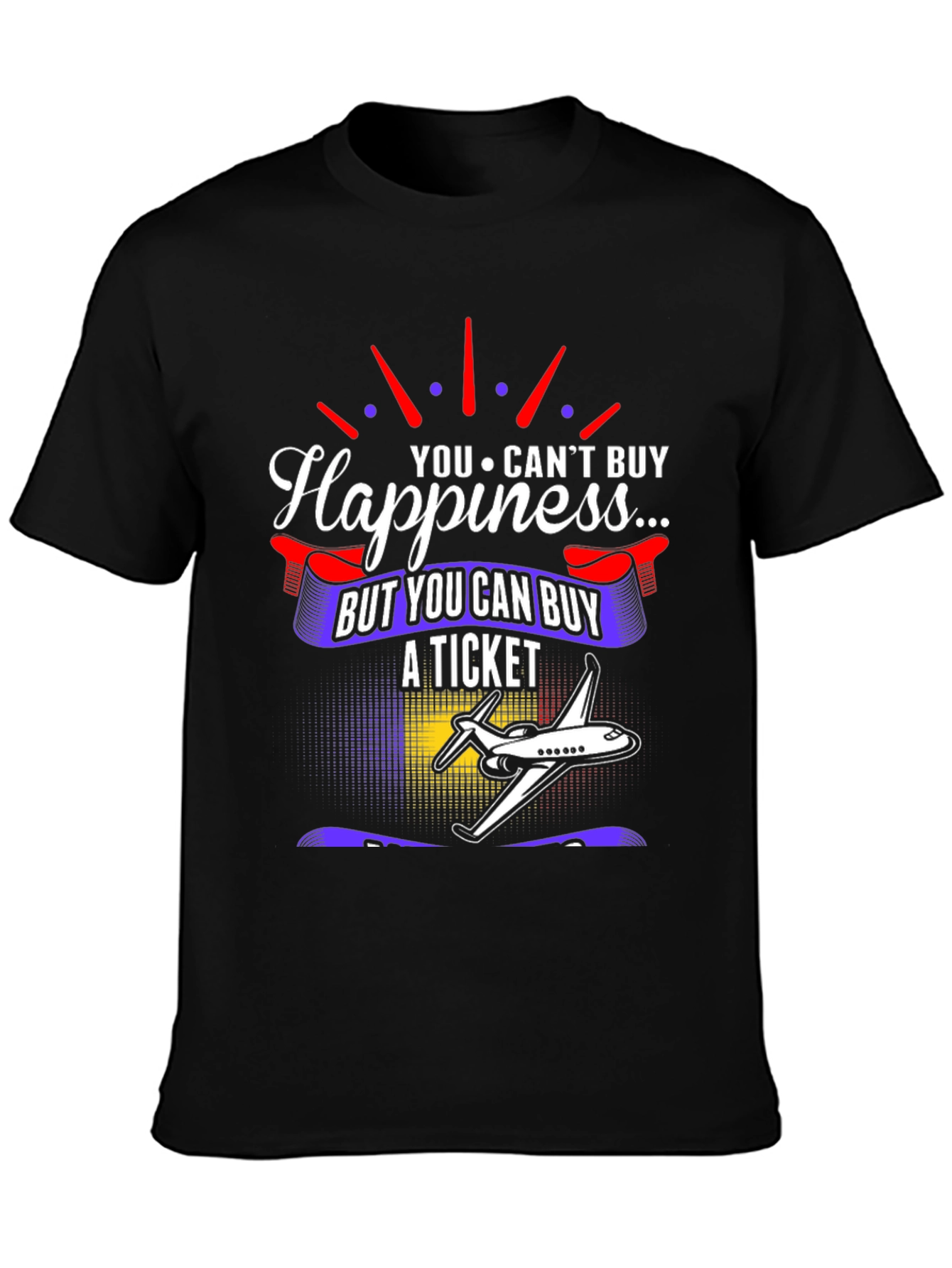 Happiness Ticket Graphic Tee