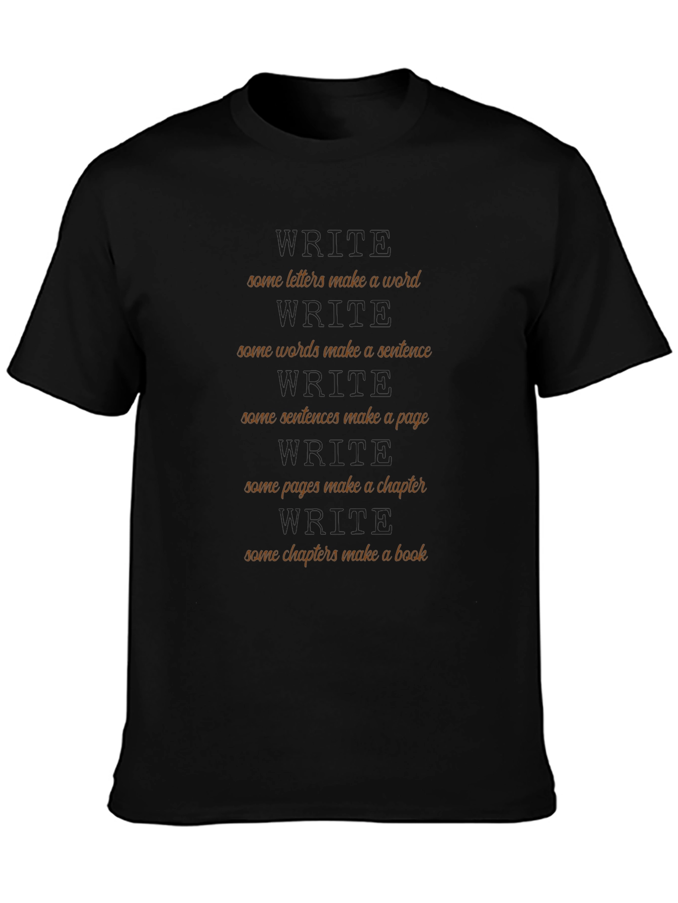 Writers Inspiration T-Shirt - Black