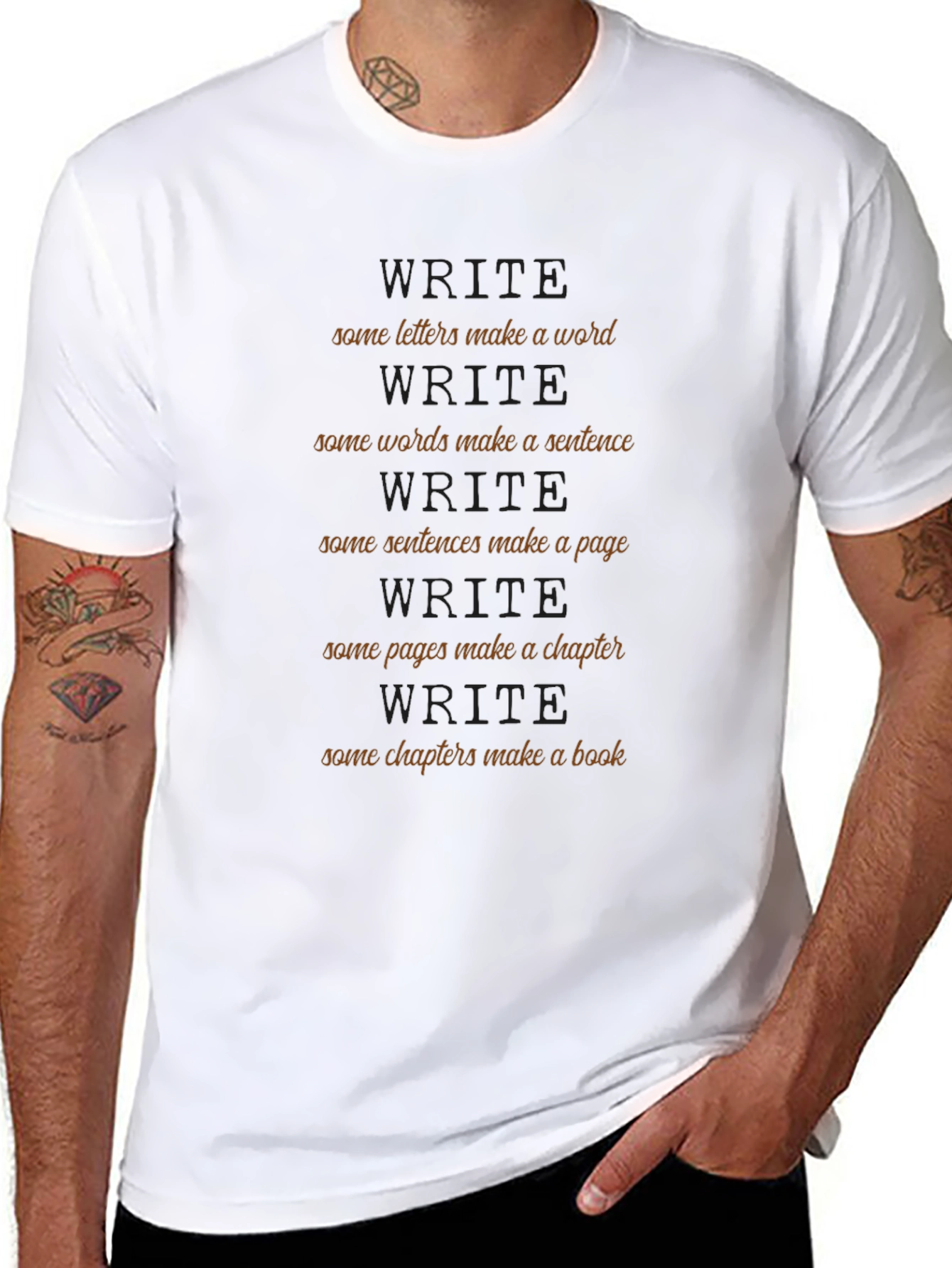 Writers Inspiration T-Shirt - Black