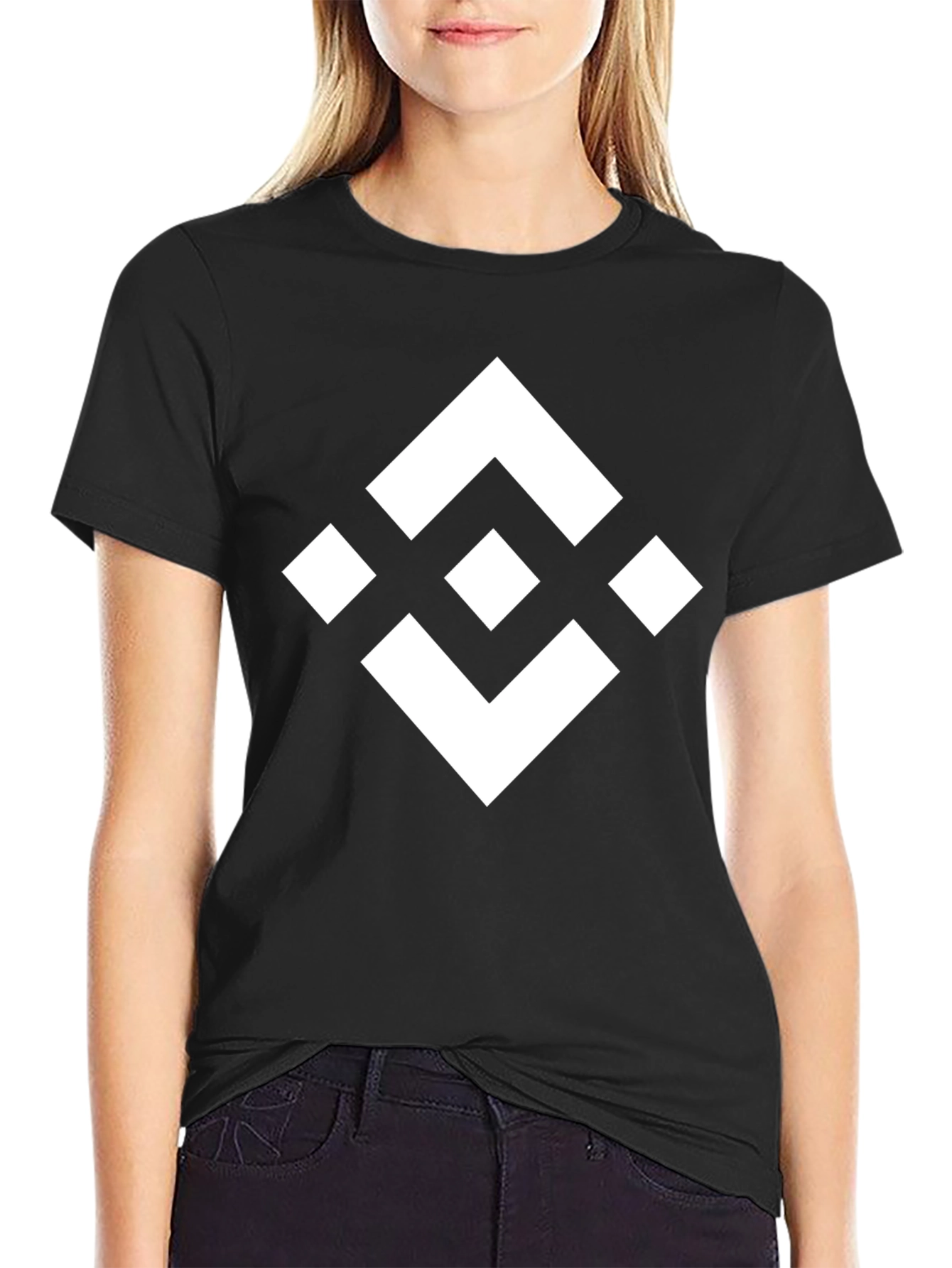 Binance Logo Black T-Shirt - Crypto Fashion