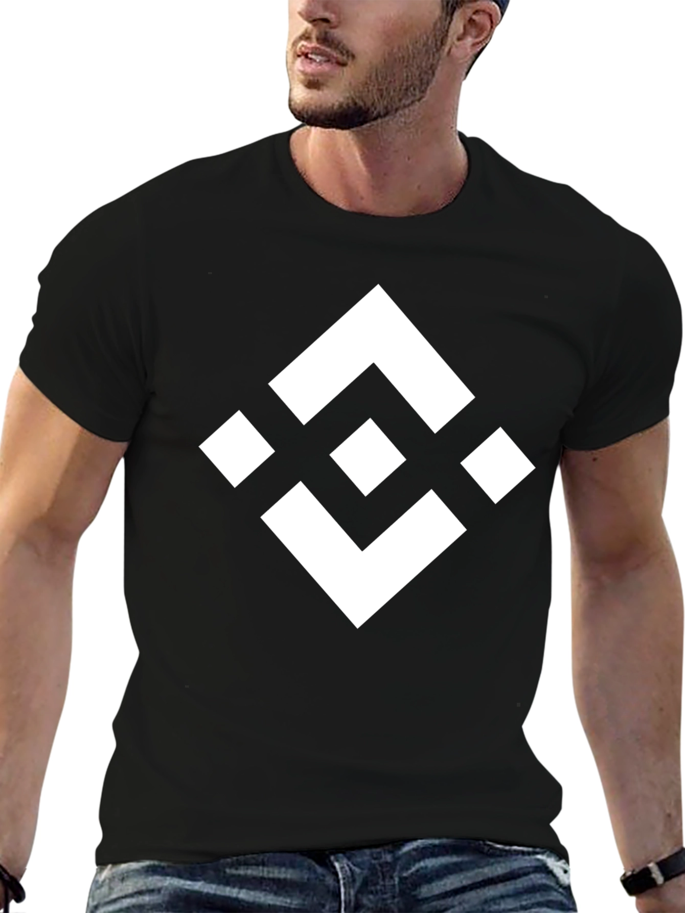 Binance Logo Black T-Shirt - Crypto Fashion