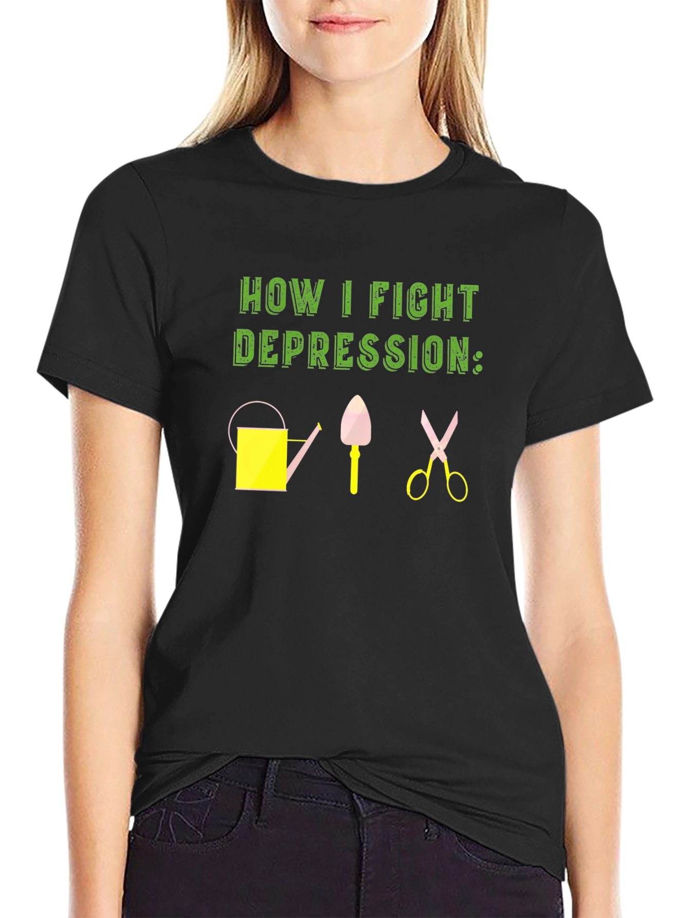 Gardening Therapy T-Shirt - Fight Depression