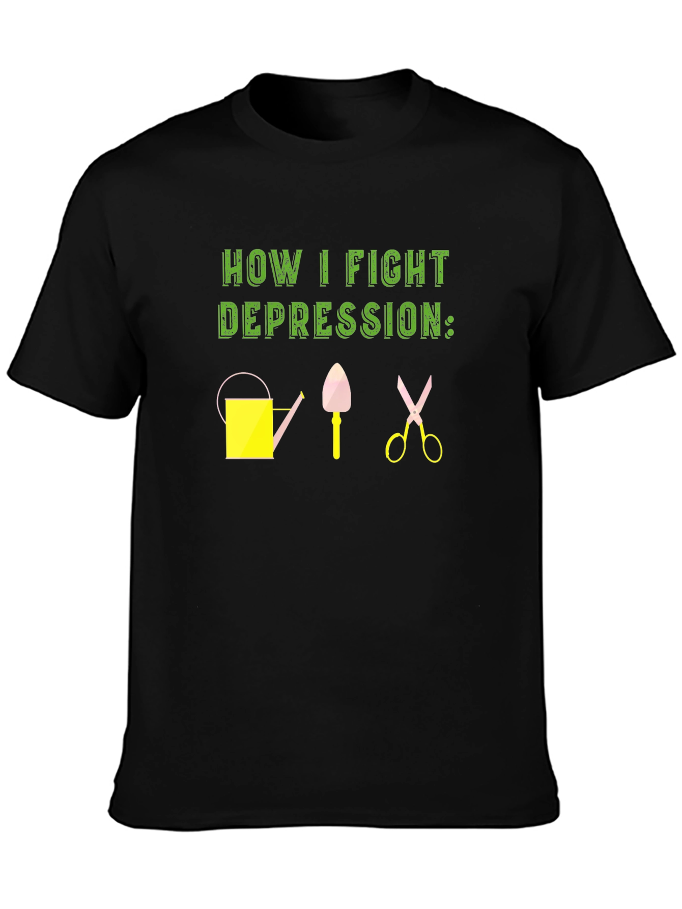 Gardening Therapy T-Shirt - Fight Depression