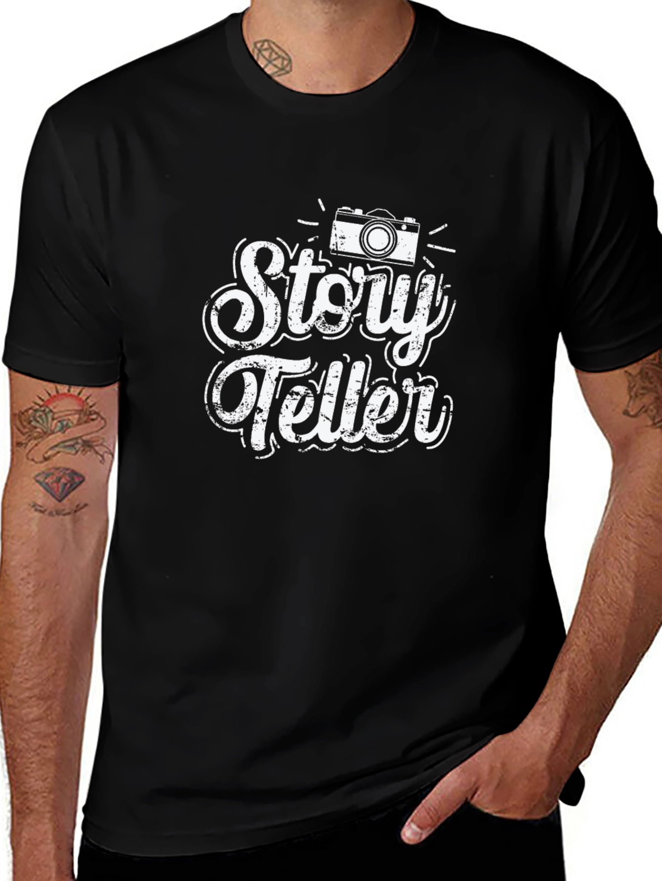 Story Teller Graphic Tee - Photography Lovers Shirt