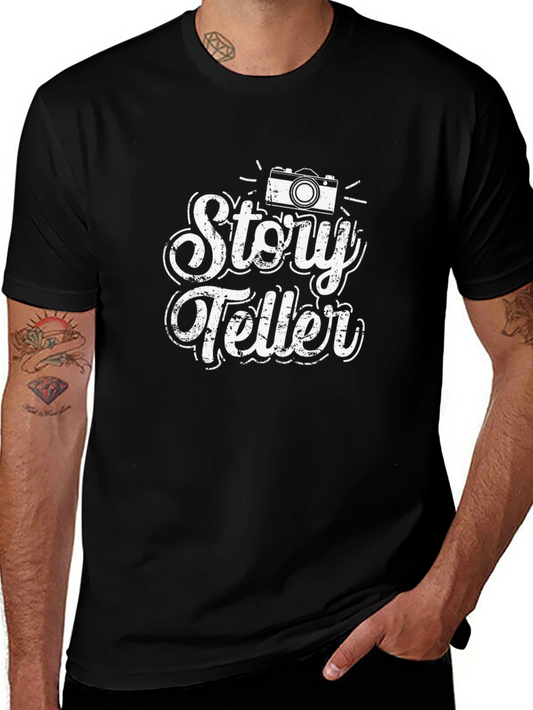 Story Teller Graphic Tee - Photography Lovers Shirt