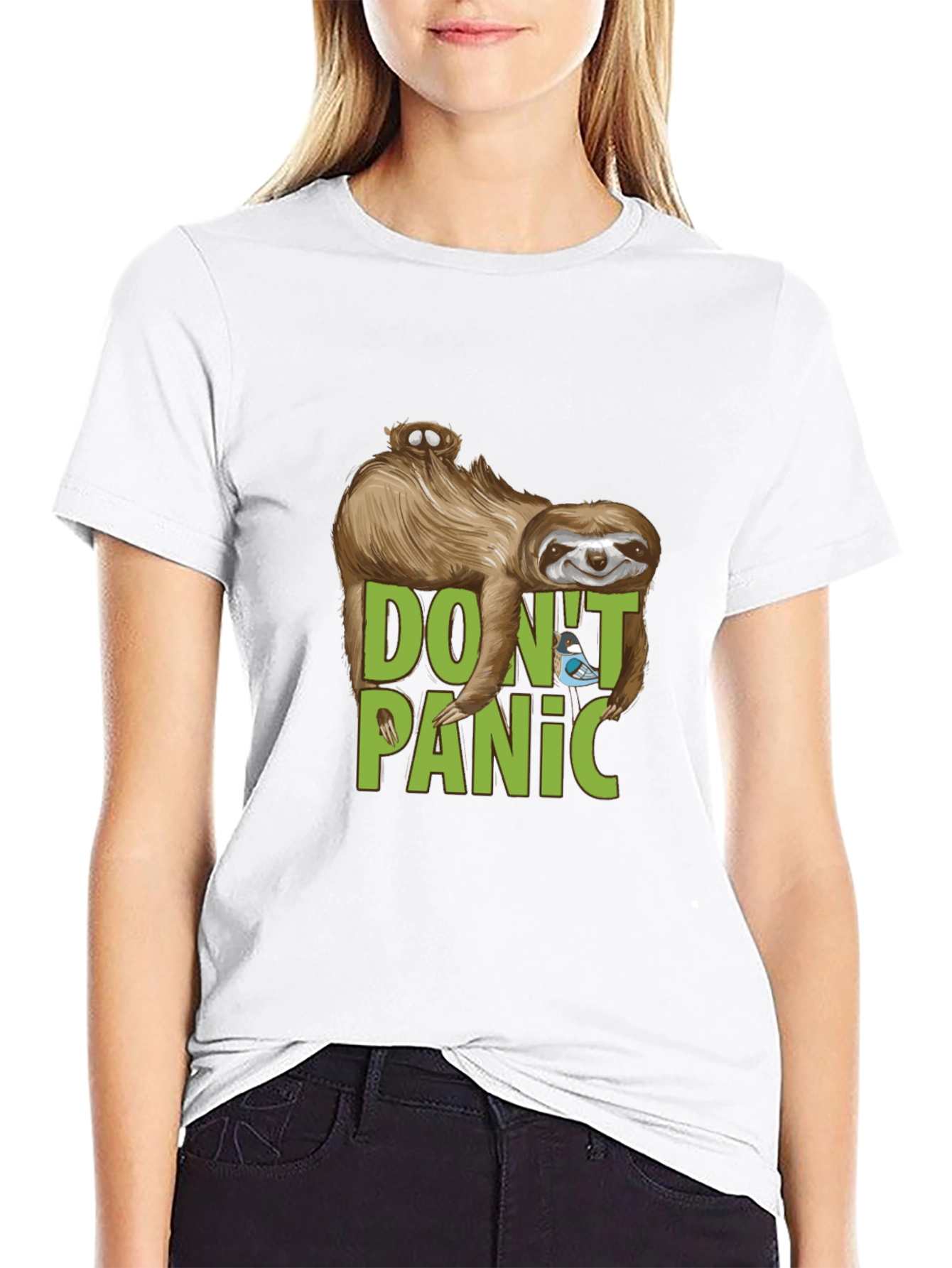 Dont Panic Sloth T-Shirt