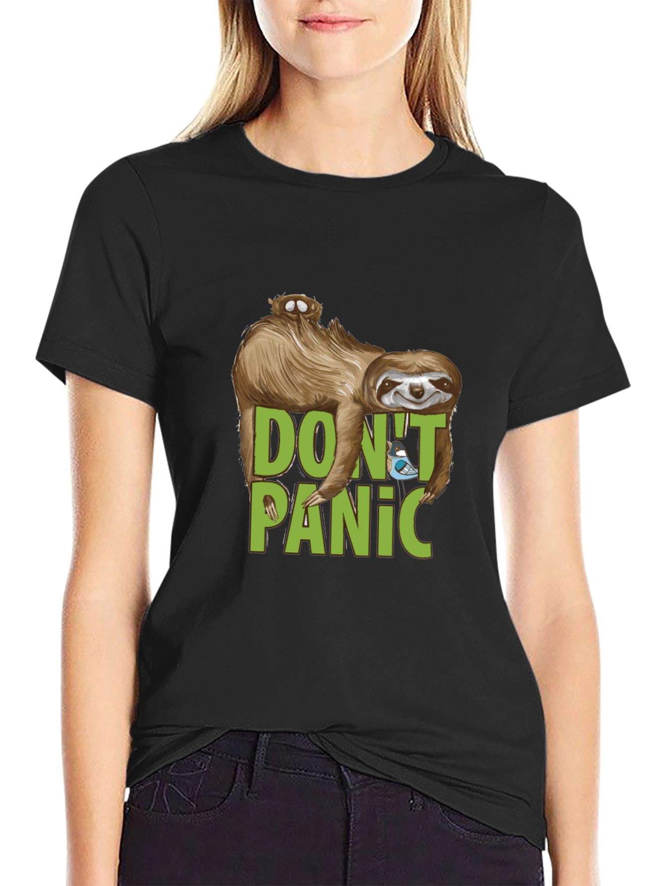 Dont Panic Sloth T-Shirt