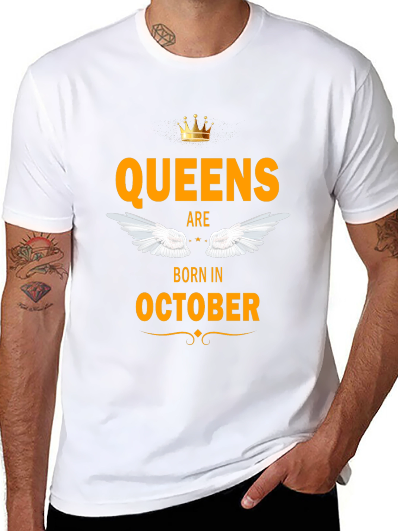 Queens Born in October Graphic Tee