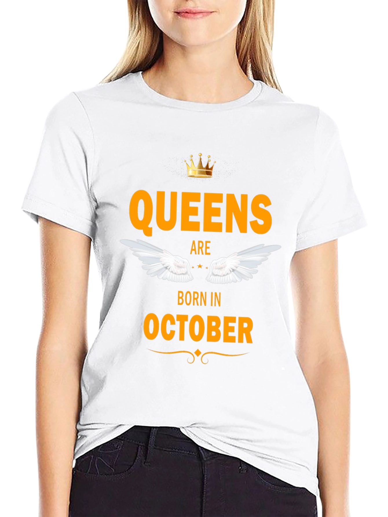 Queens Born in October Graphic Tee