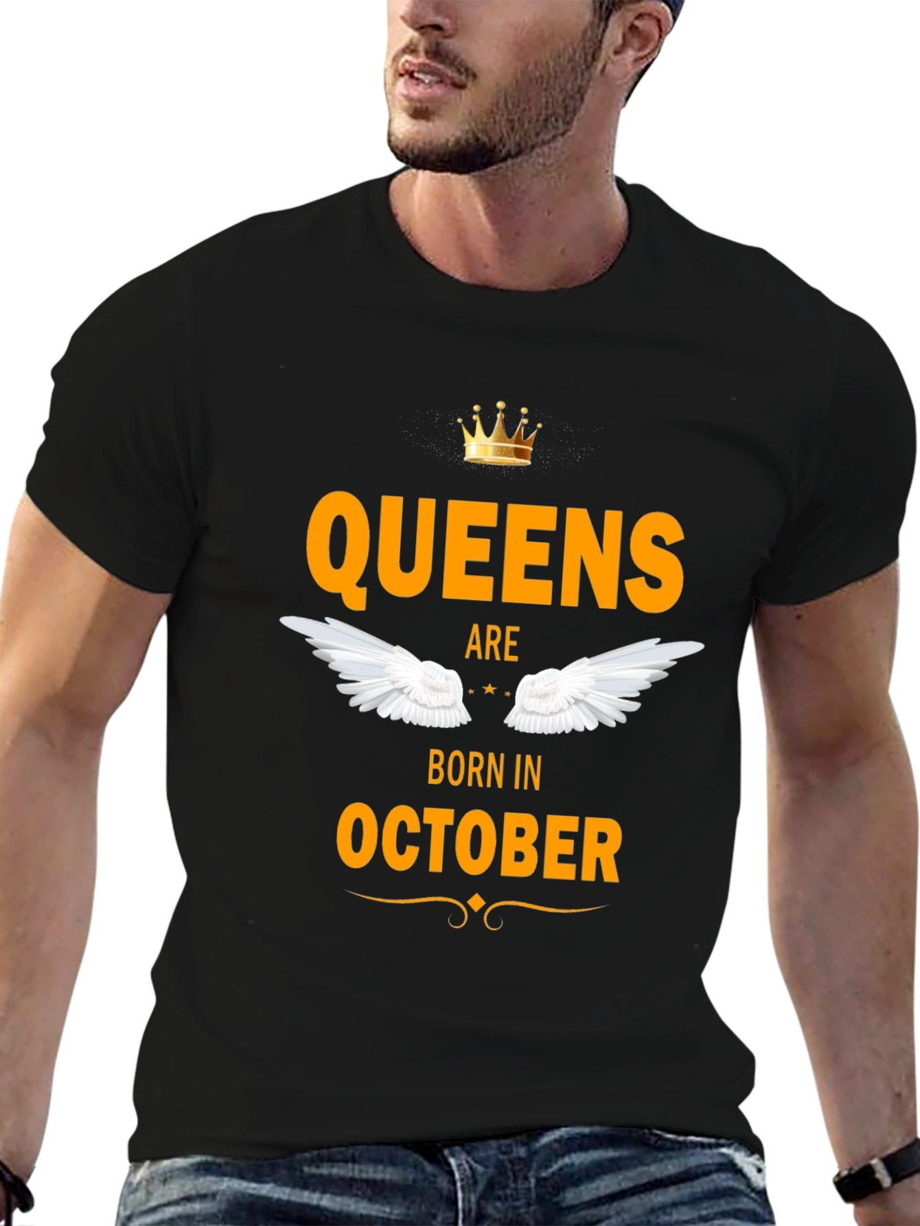 Queens Born in October Graphic Tee