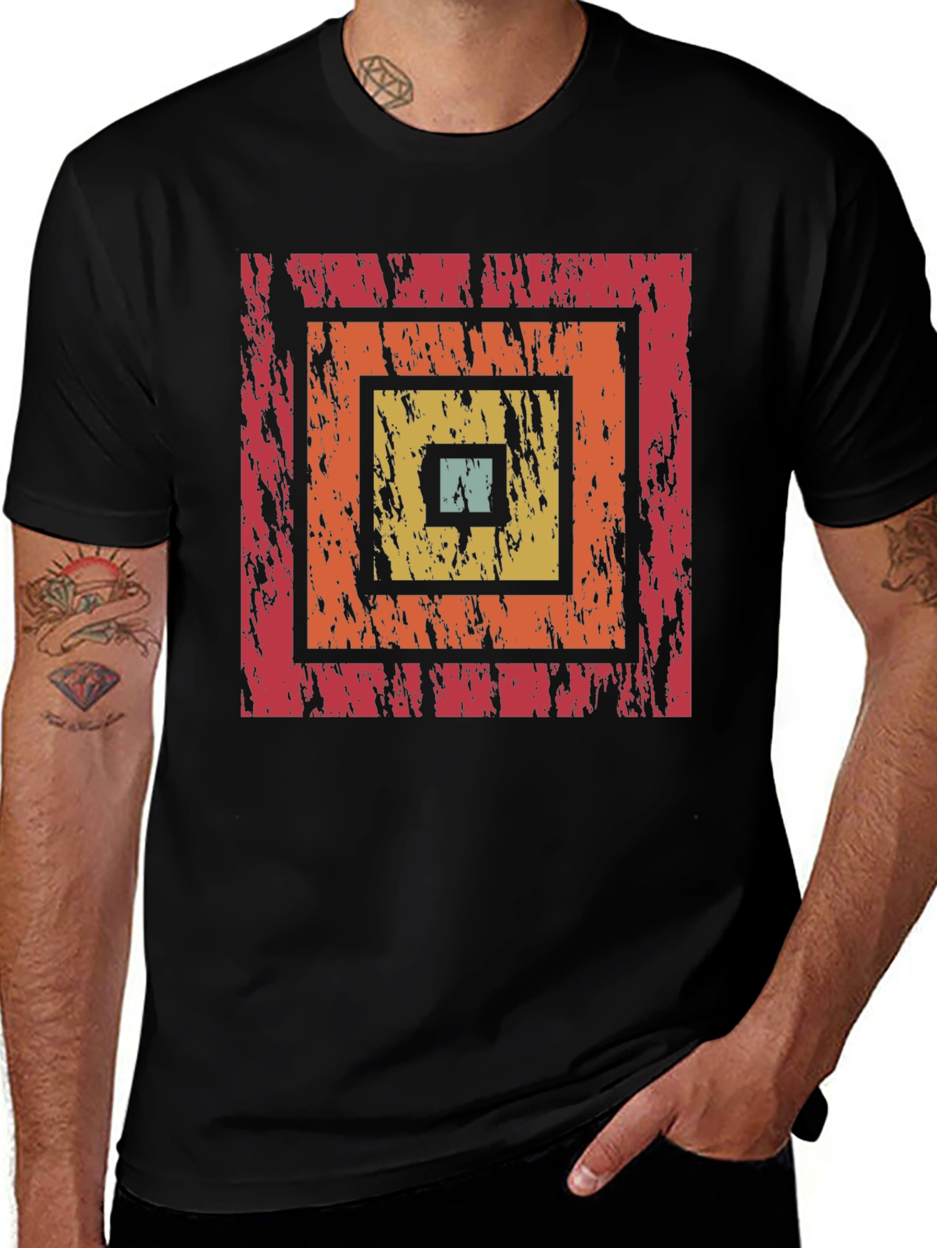 Retro Square Graphic Tee