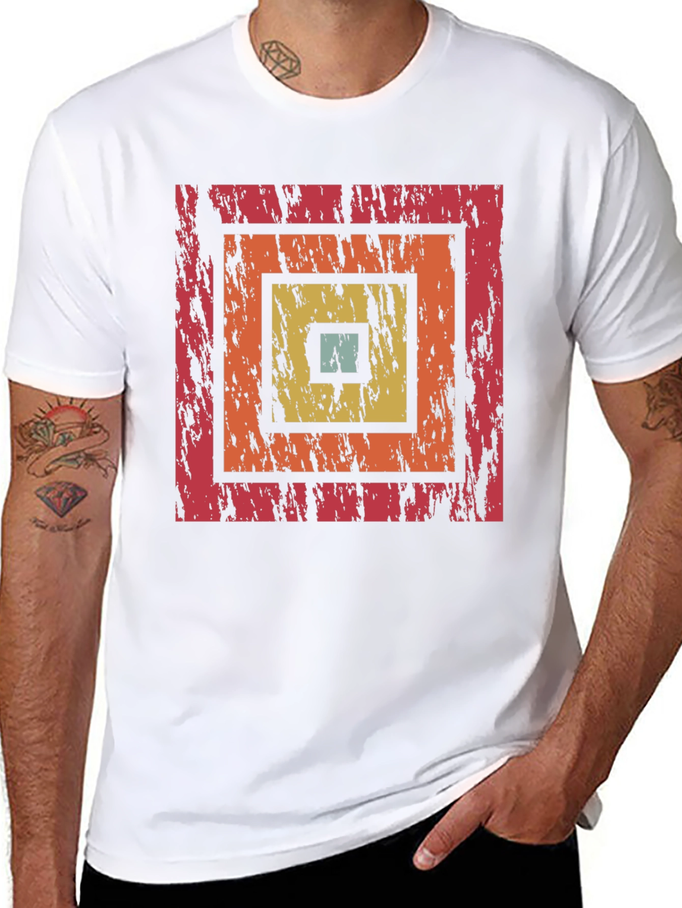 Retro Square Graphic Tee