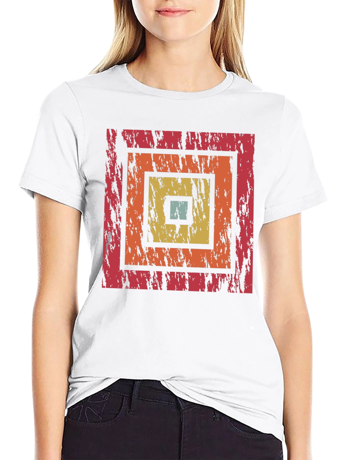 Retro Square Graphic Tee