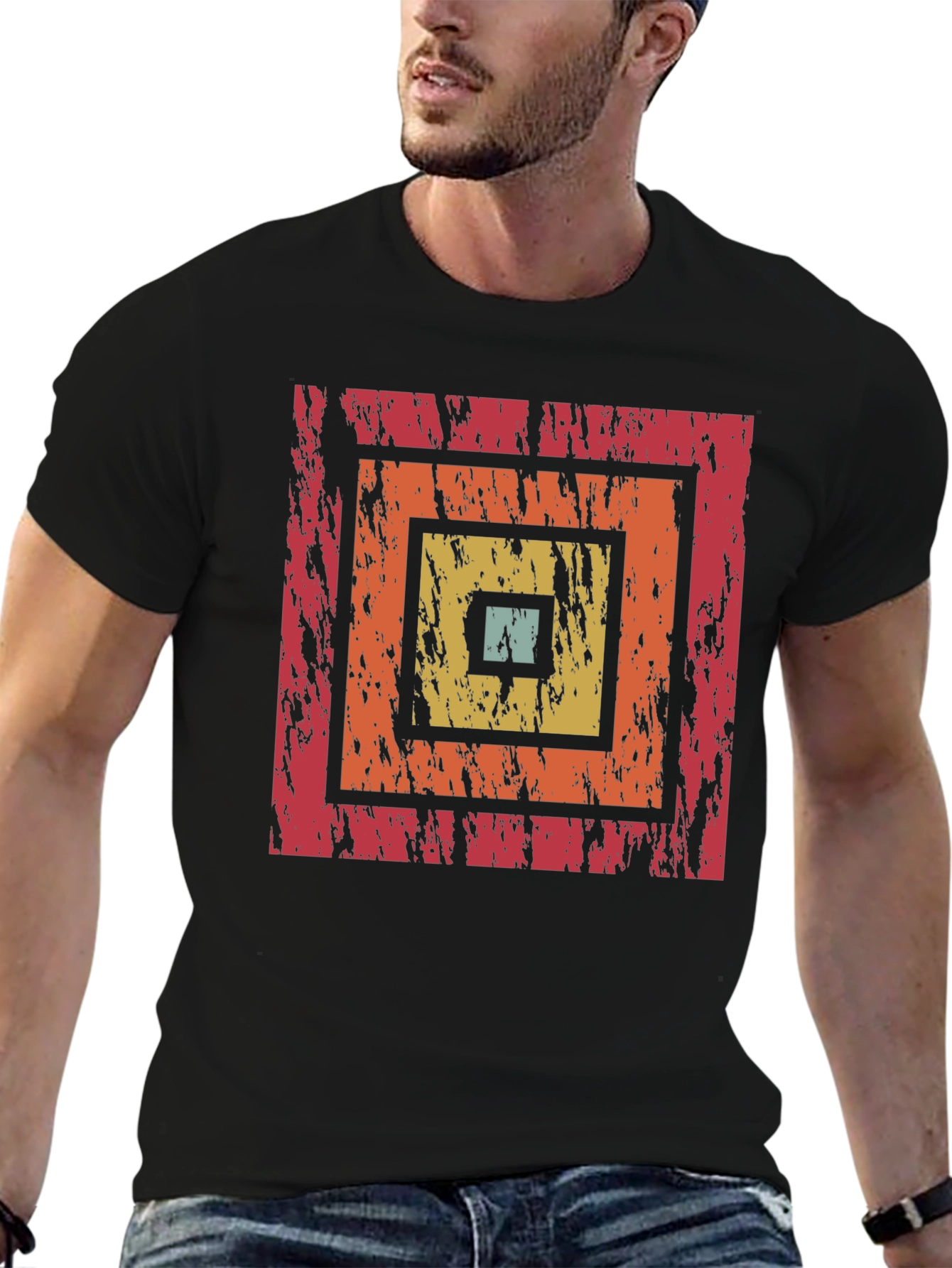 Retro Square Graphic Tee